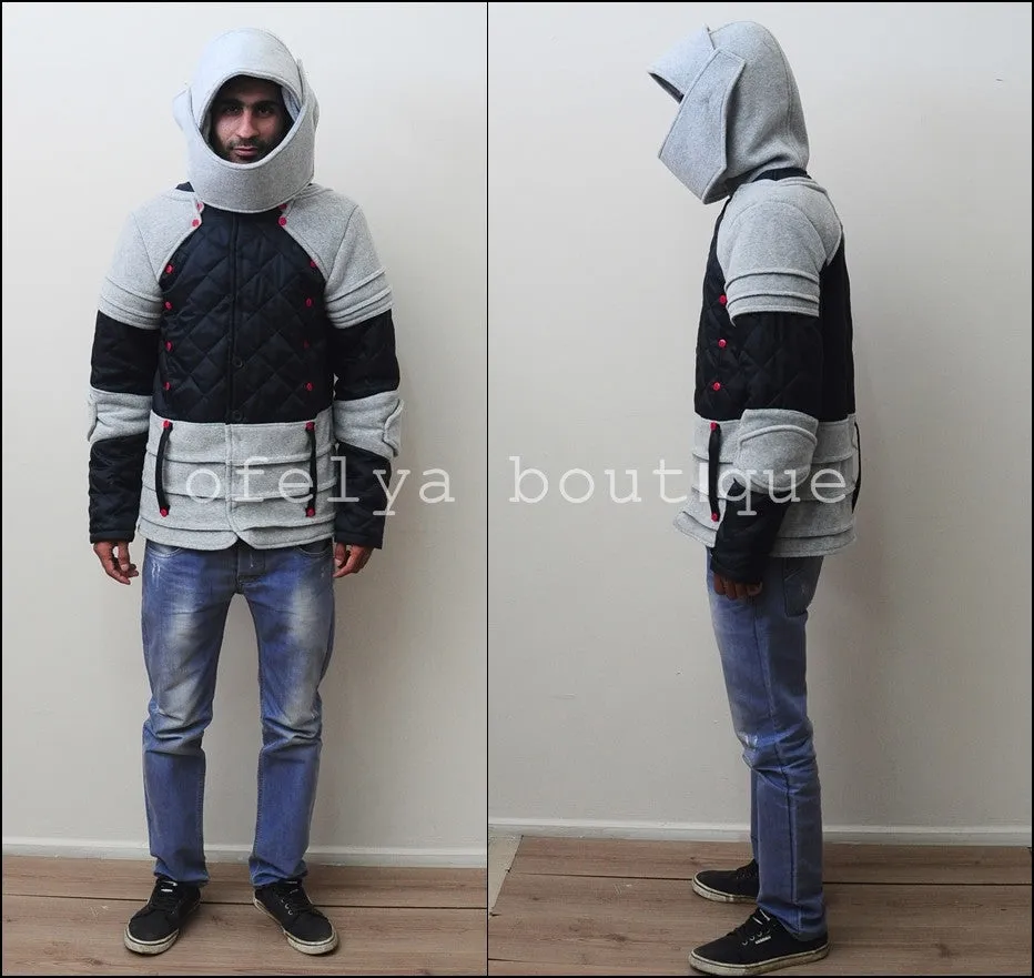 Duncan Armored Knight Hoodie Sweatshirt Polar Fleece Assassin's Creed JACKET