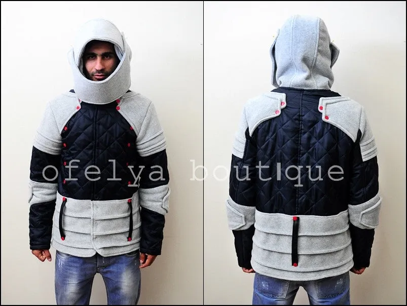 Duncan Armored Knight Hoodie Sweatshirt Polar Fleece Assassin's Creed JACKET