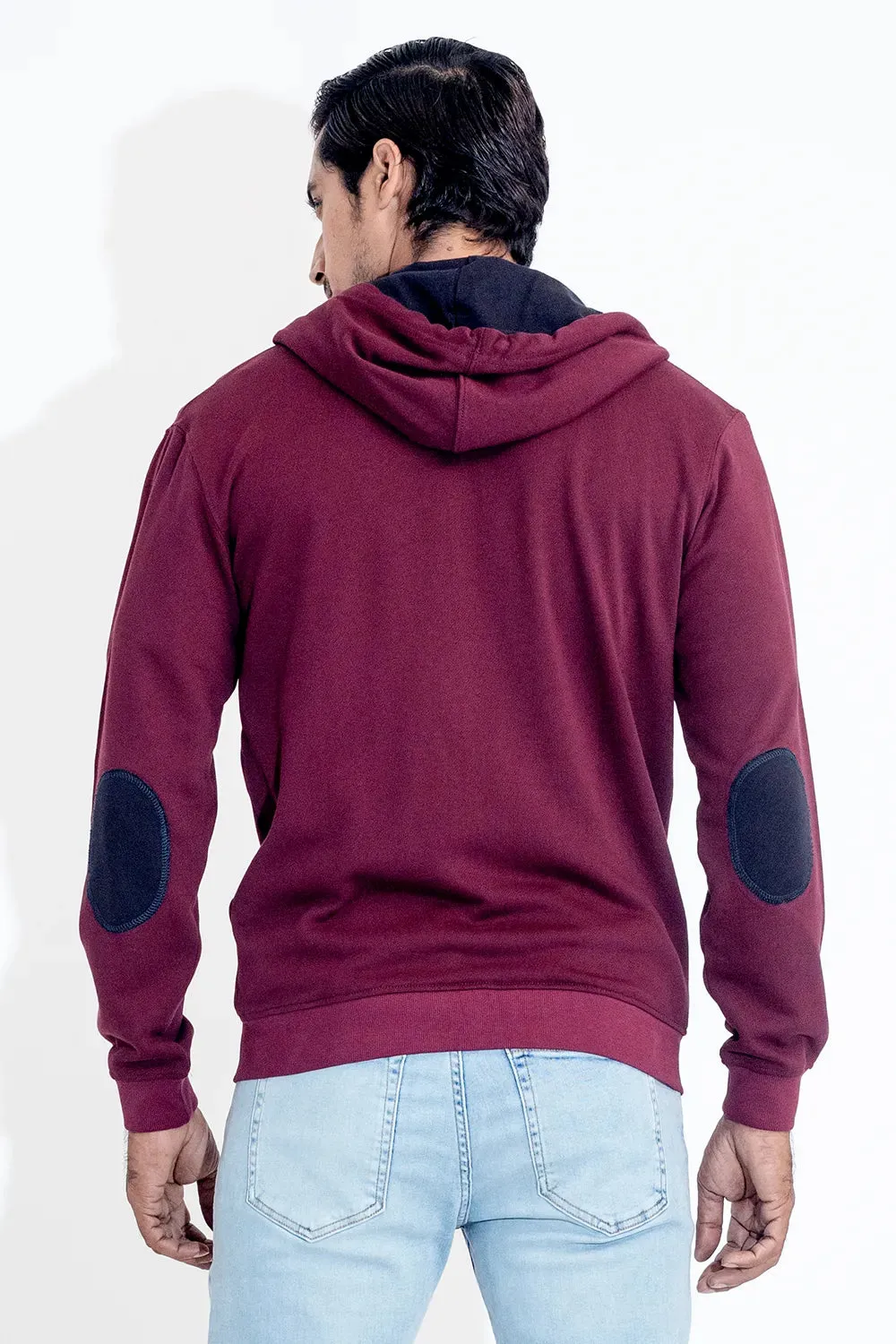 Elbow Patch Hoodie