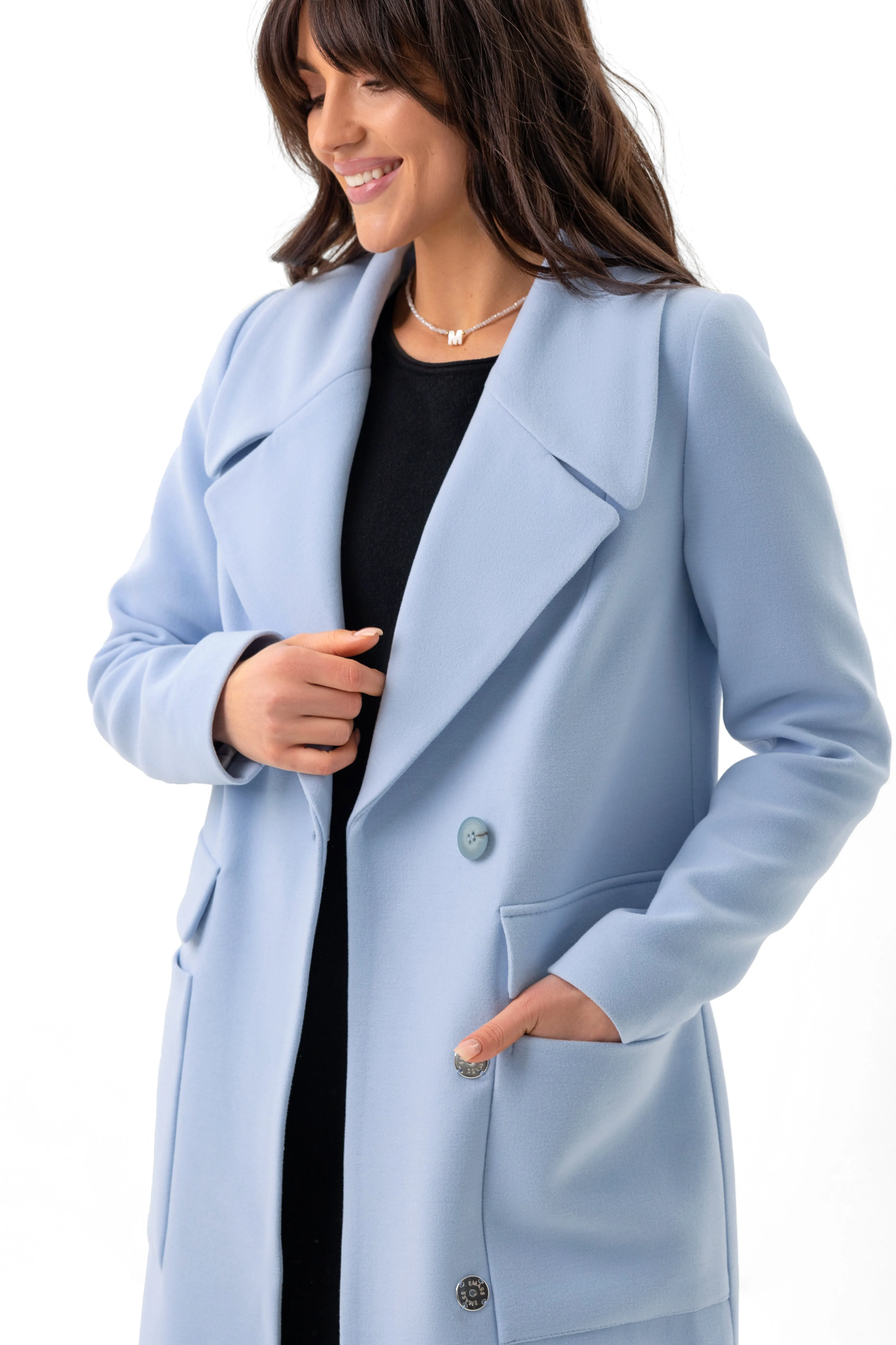 Emma Wool Blend Overcoat