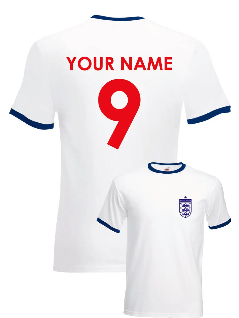 England Football Personalised Ringer