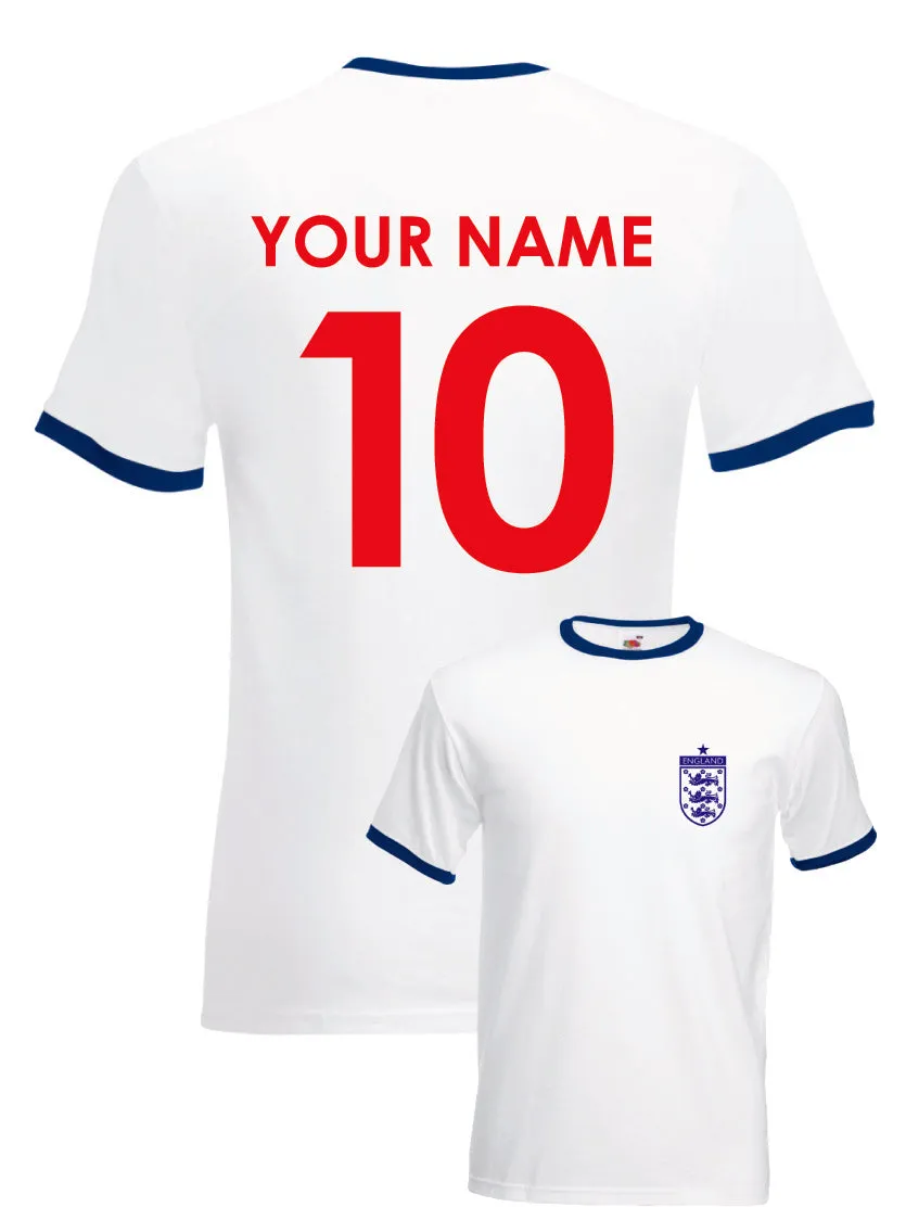 England Football Personalised Ringer