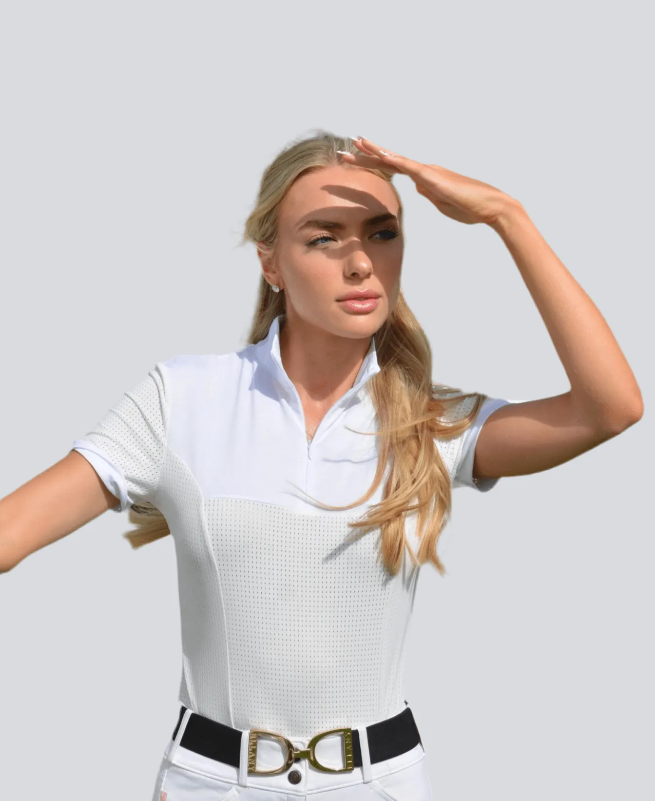 Equisite Elements- Genevieve Short Sleeve Show Shirt