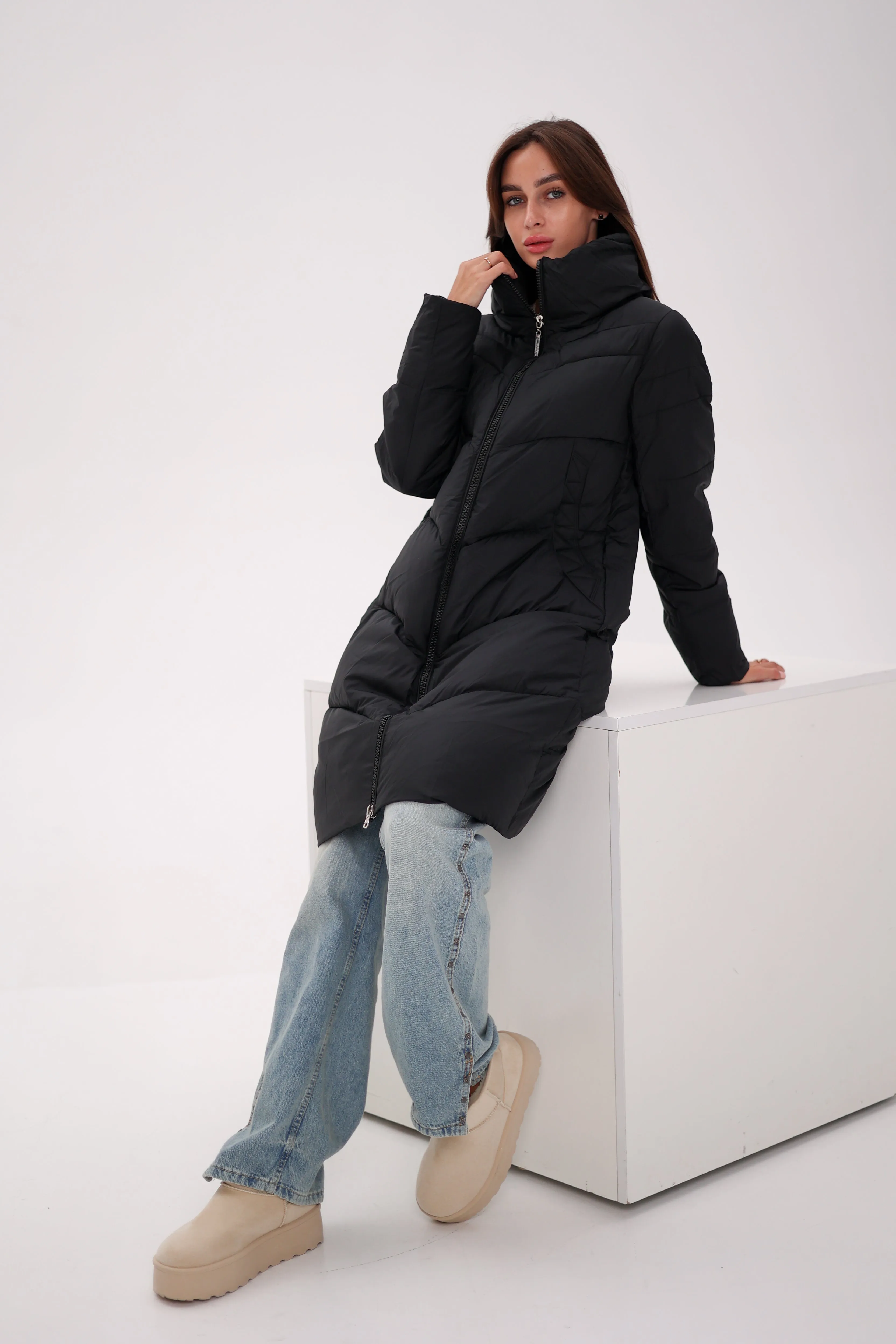 Euro Winter Quilted Coat