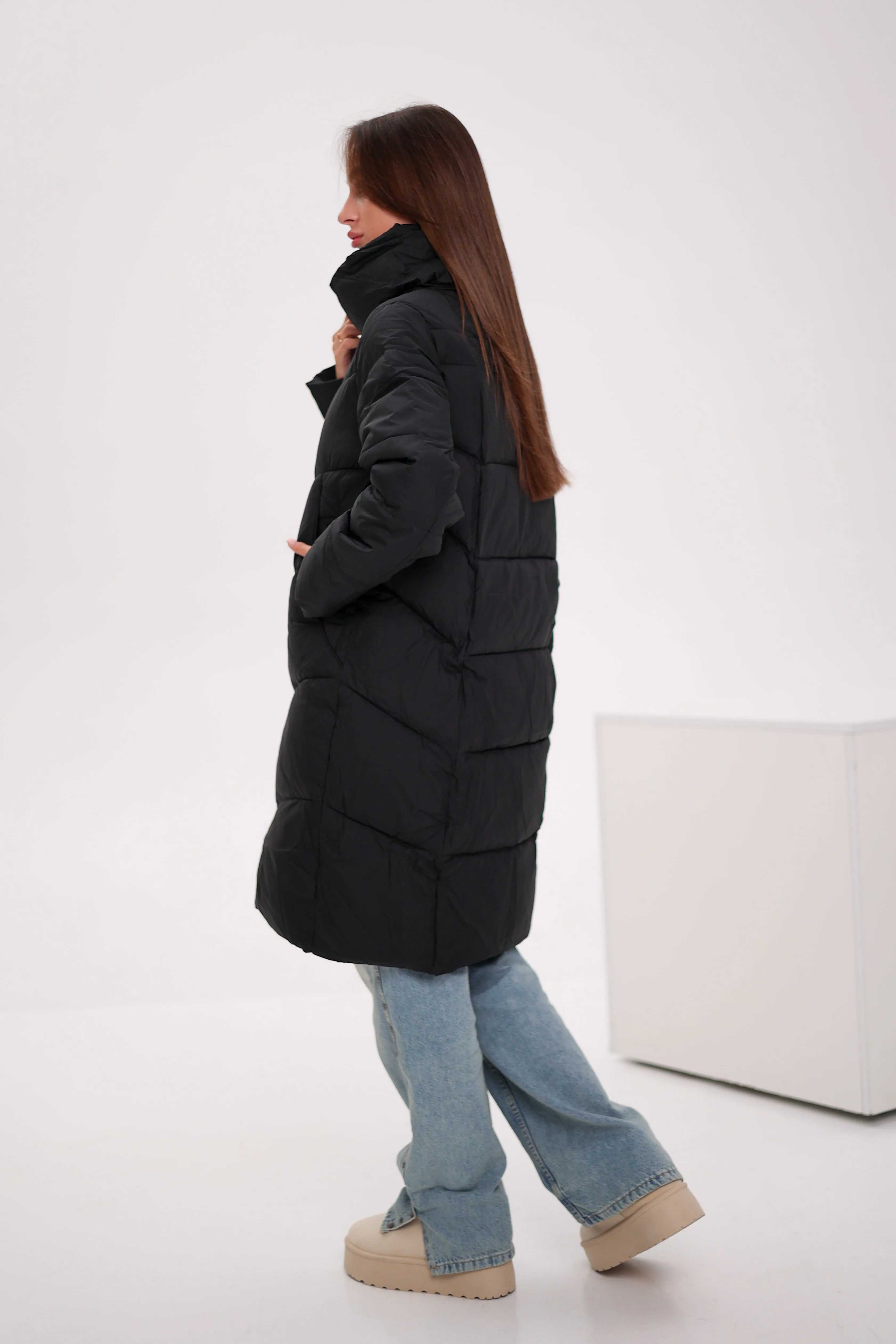 Euro Winter Quilted Coat