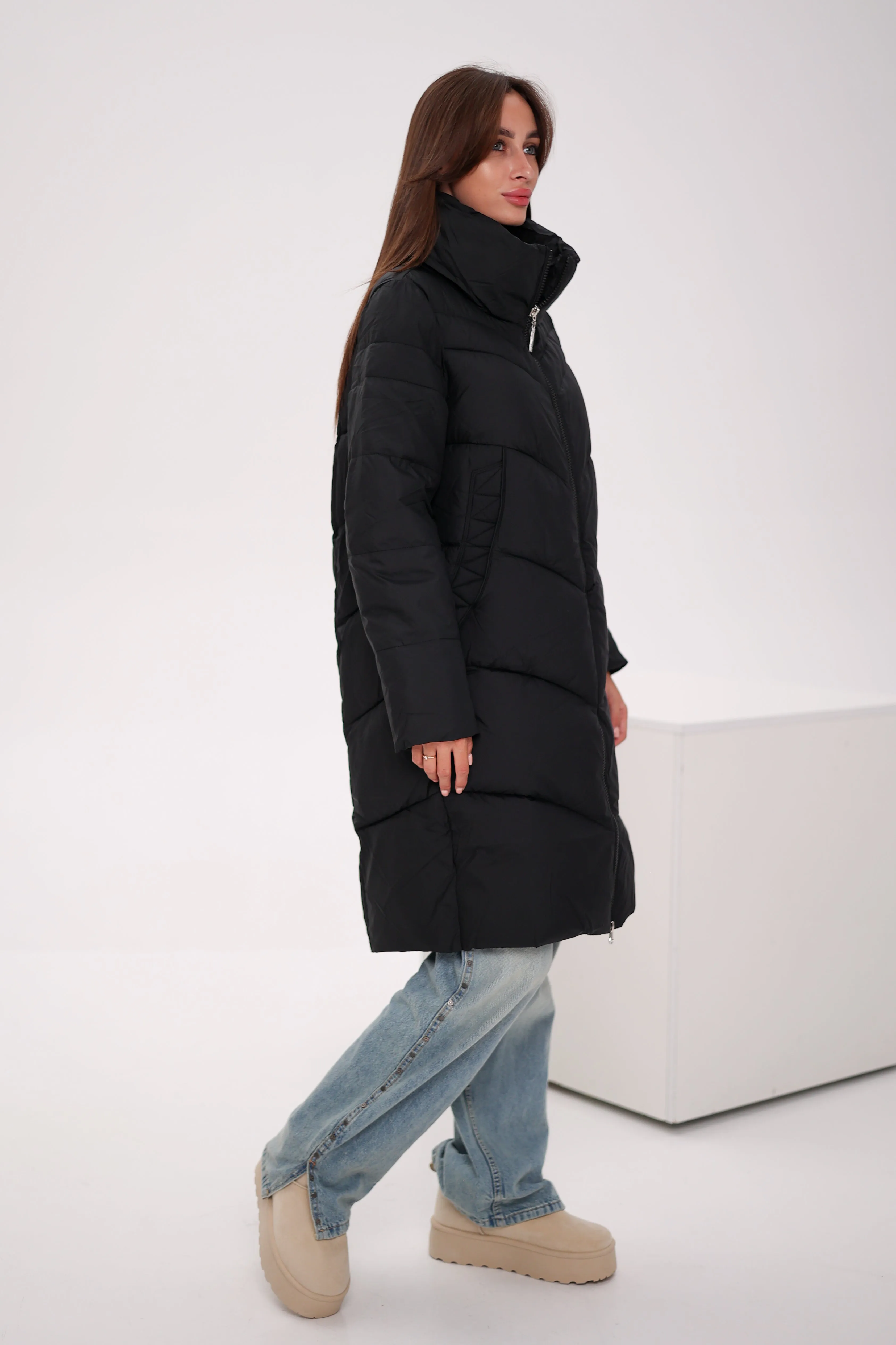 Euro Winter Quilted Coat