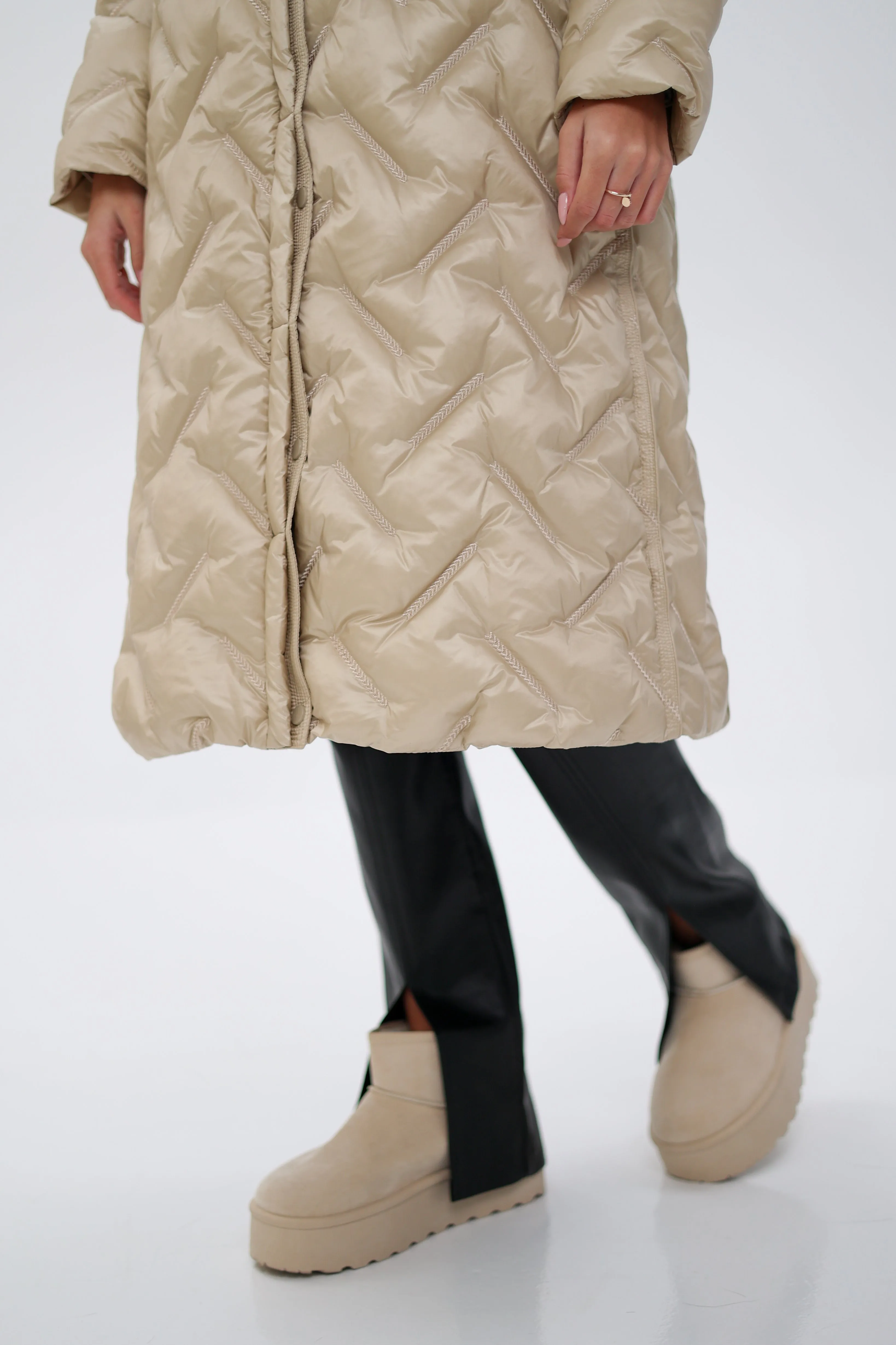 EuroWinter Light Eco Down Quilted Coat