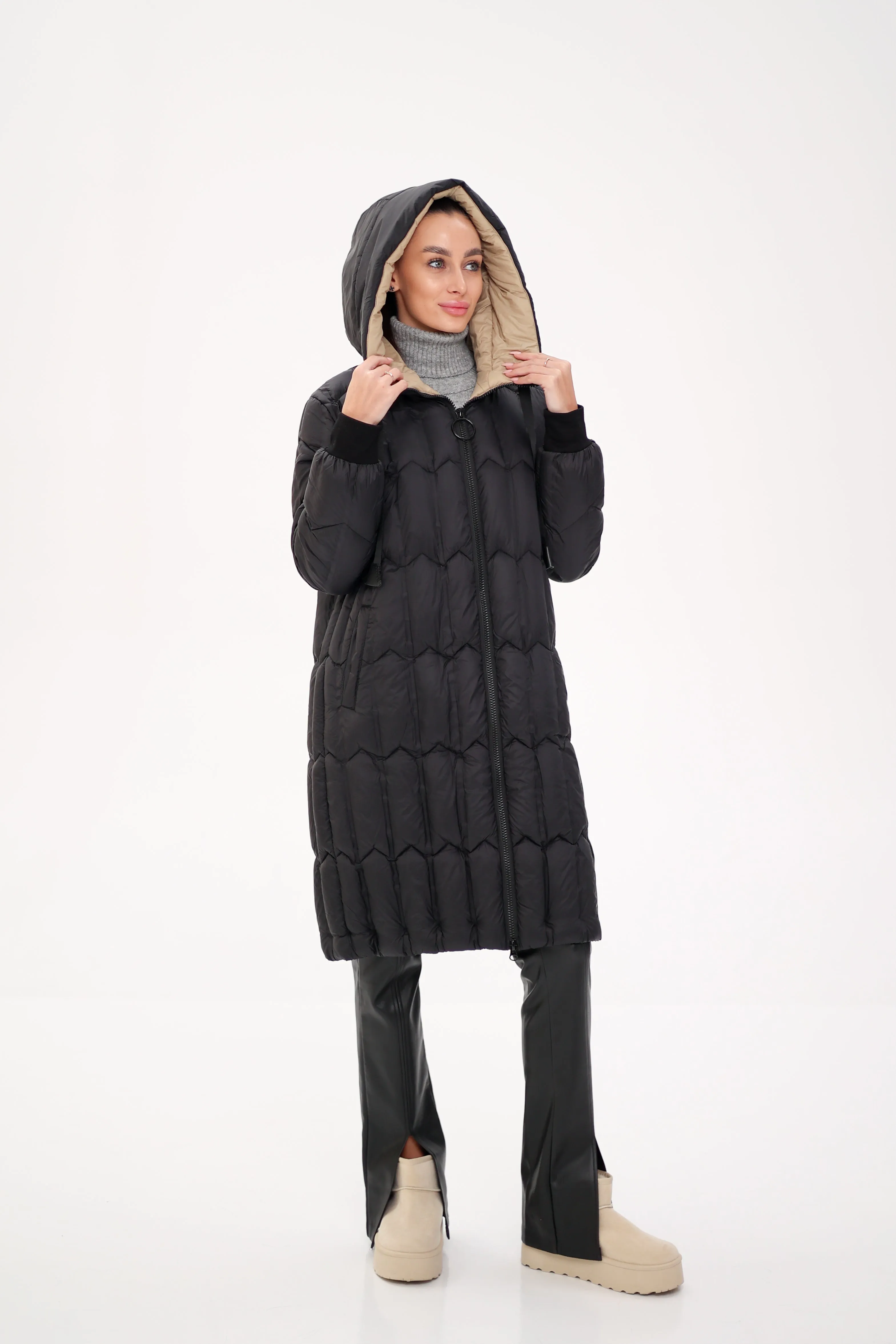 EuroWinter Light Eco Down Quilted Coat