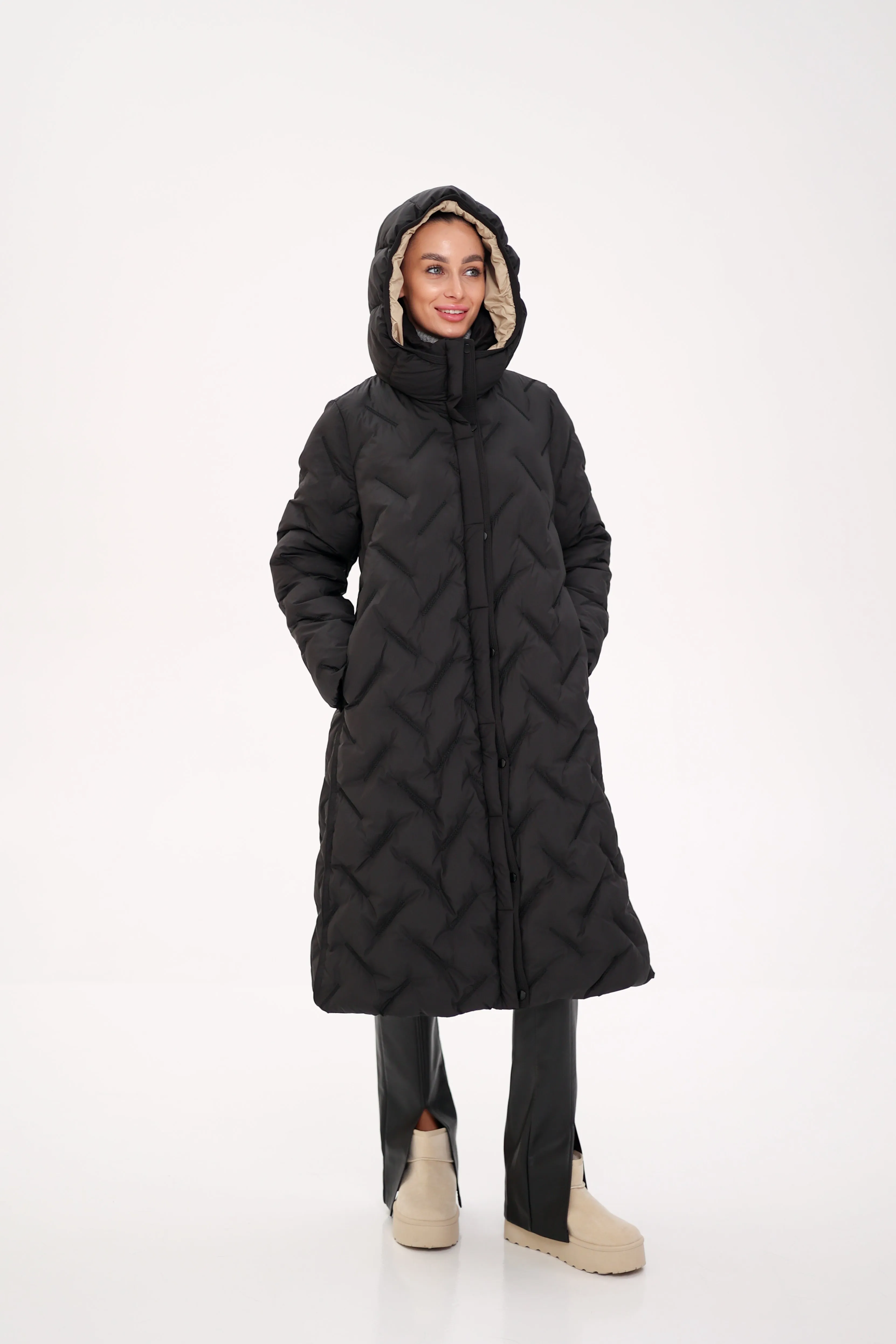 EuroWinter Light Eco Down Quilted Coat