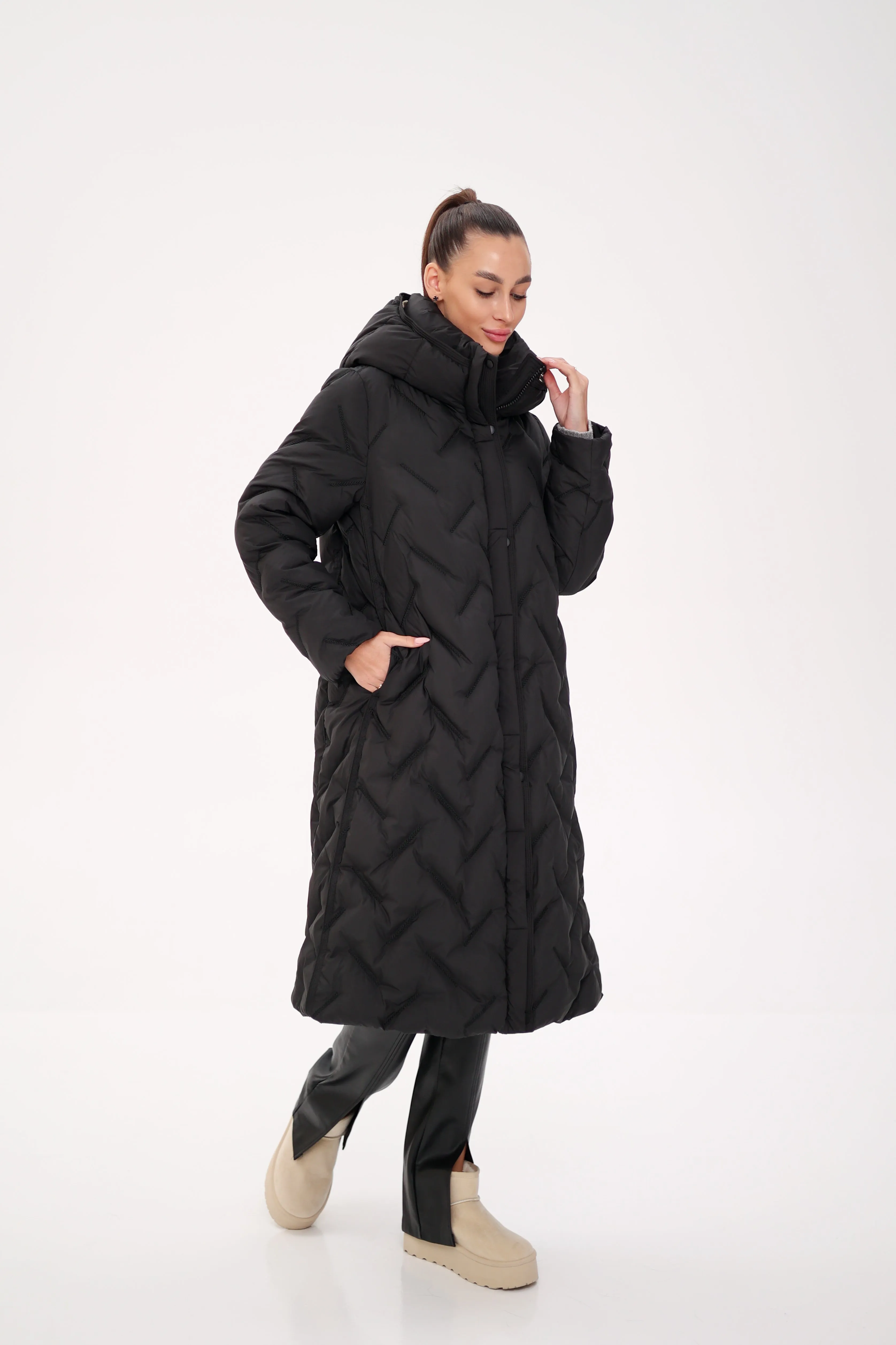 EuroWinter Light Eco Down Quilted Coat