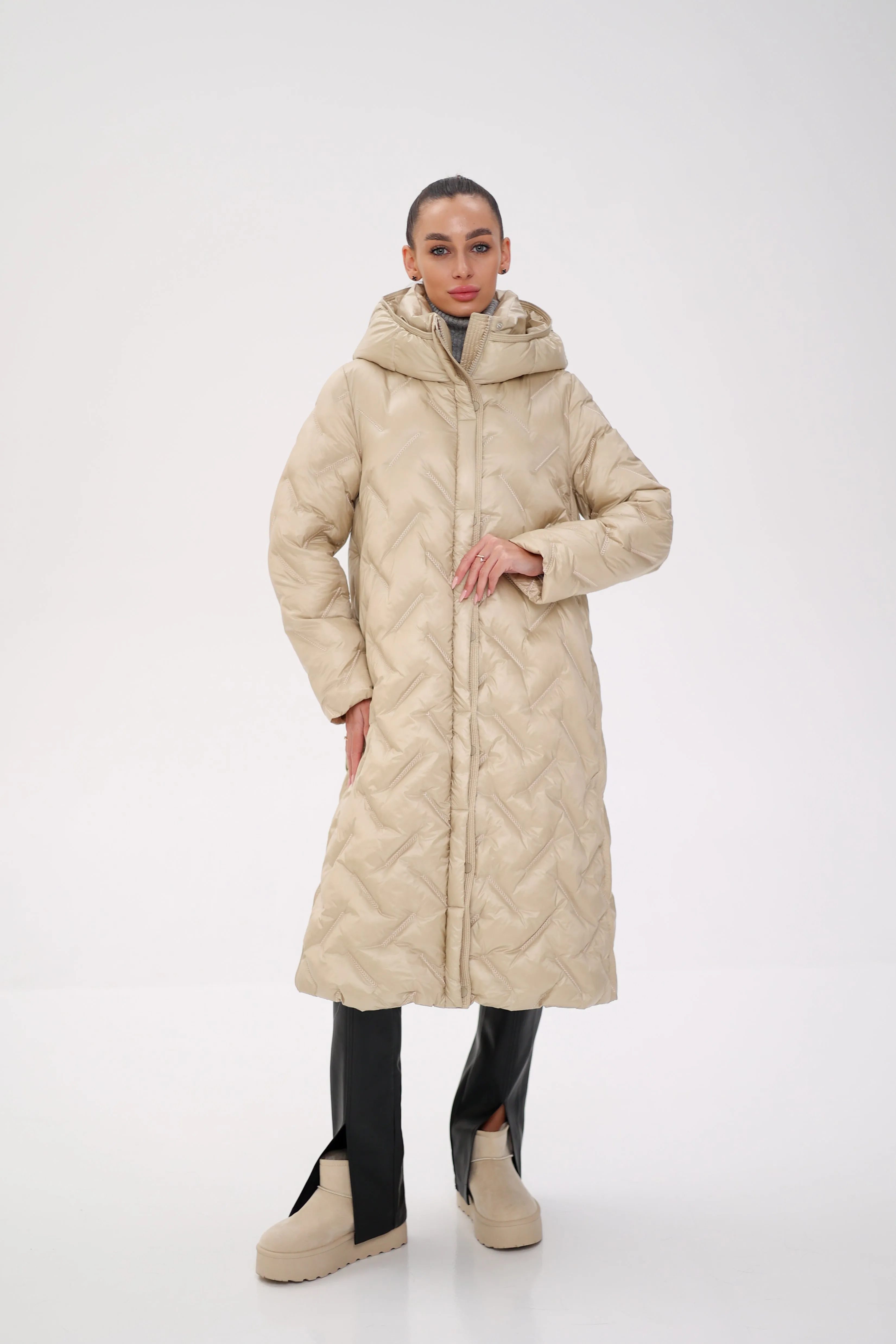 EuroWinter Light Eco Down Quilted Coat