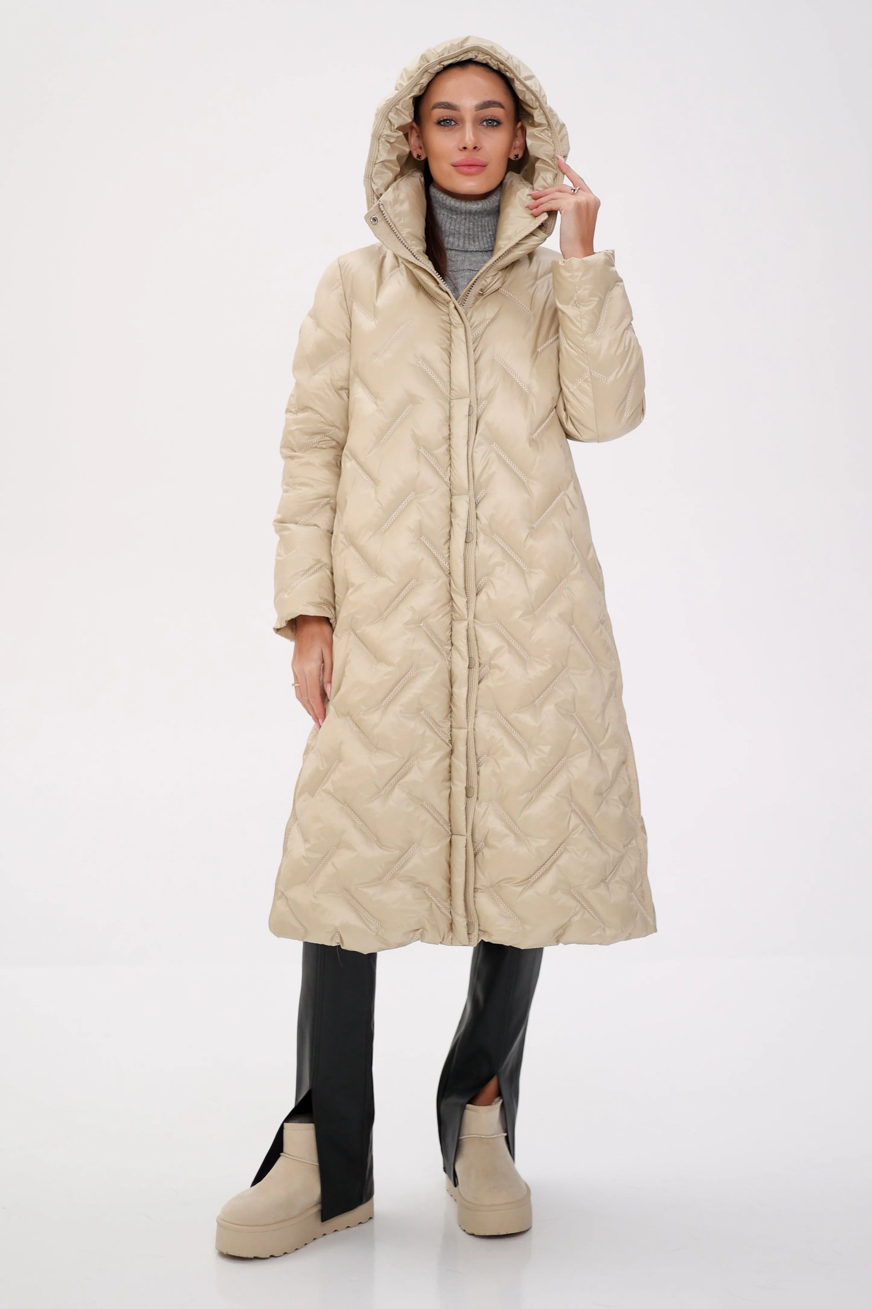 EuroWinter Light Eco Down Quilted Coat