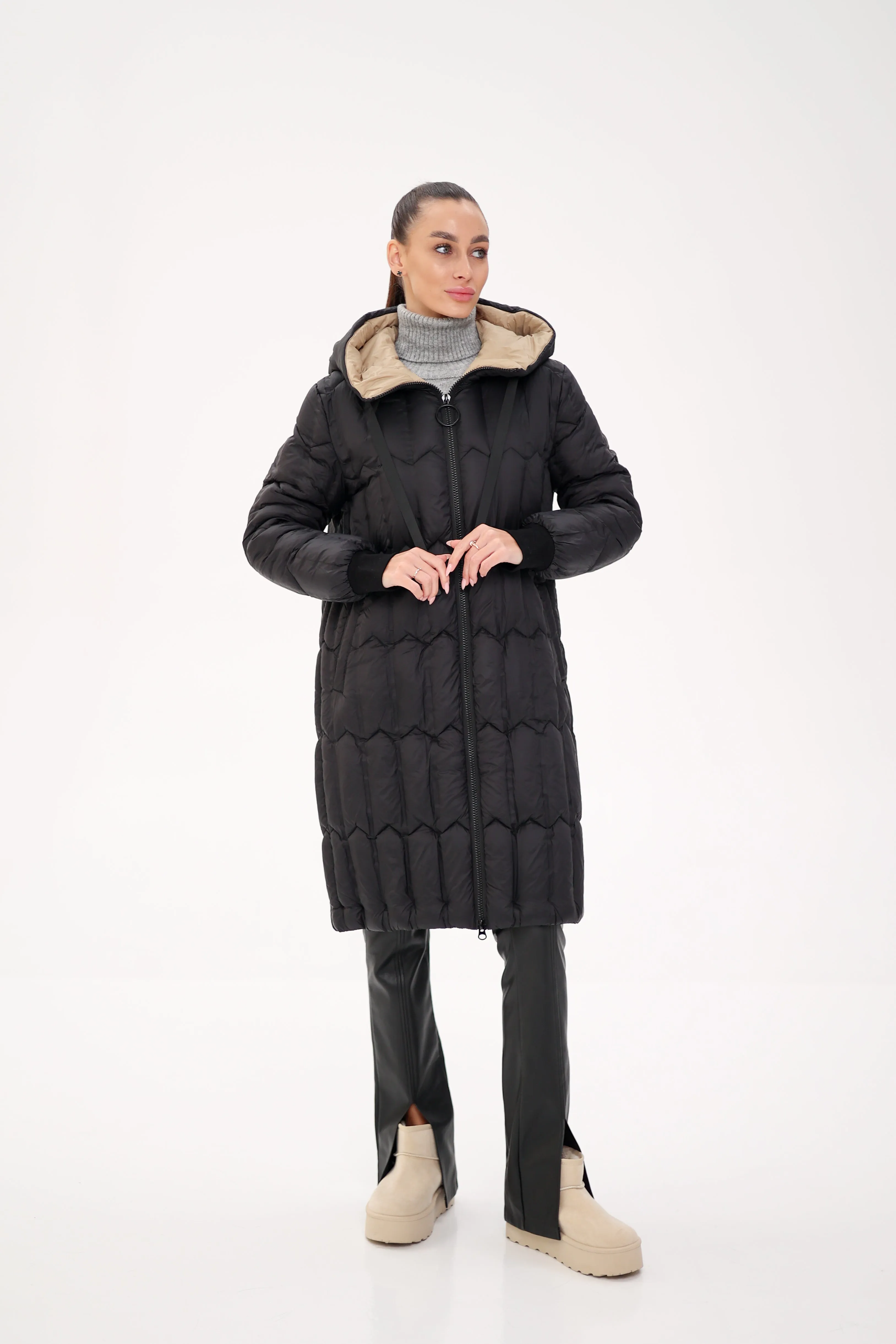 EuroWinter Light Eco Down Quilted Coat