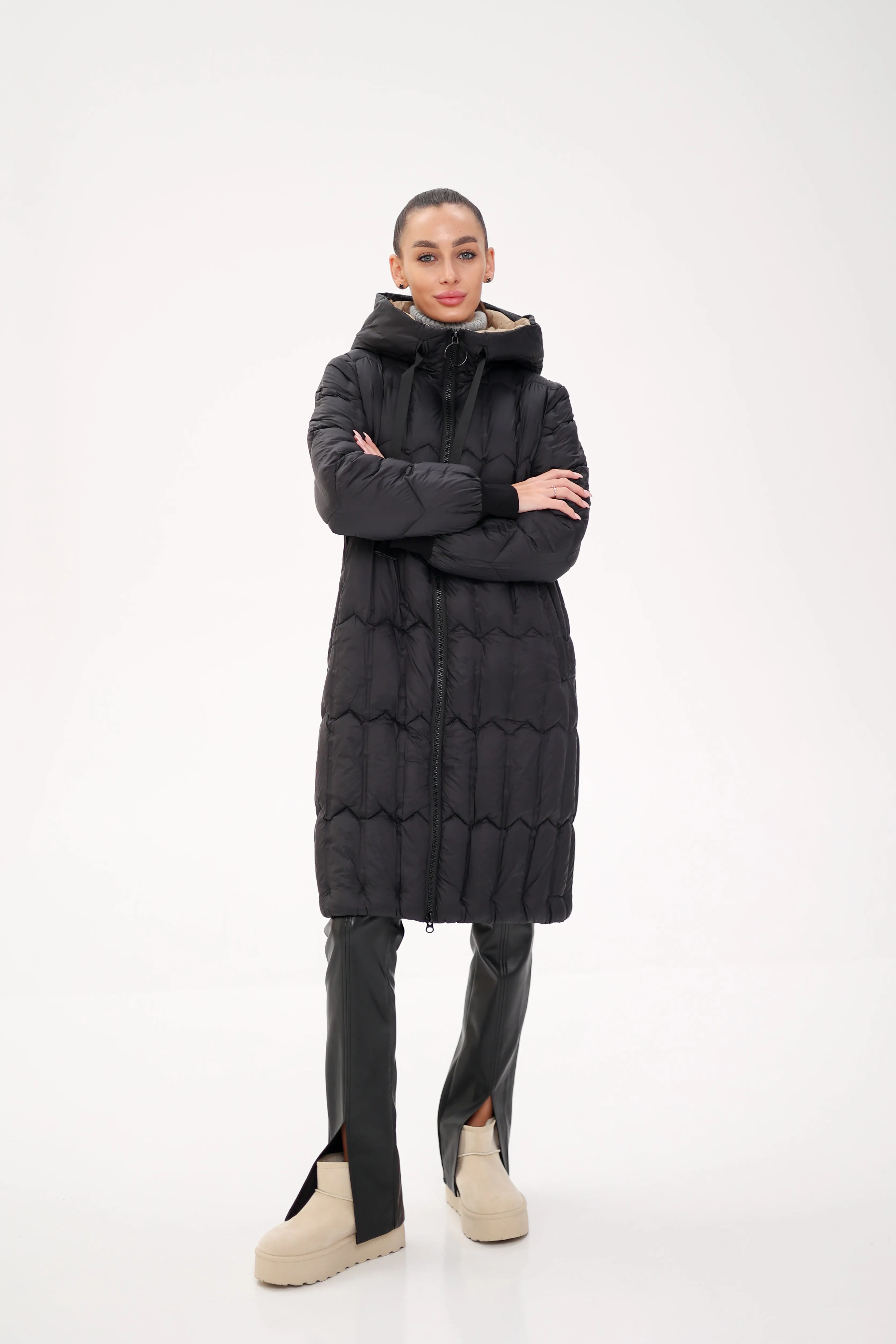 EuroWinter Light Eco Down Quilted Coat