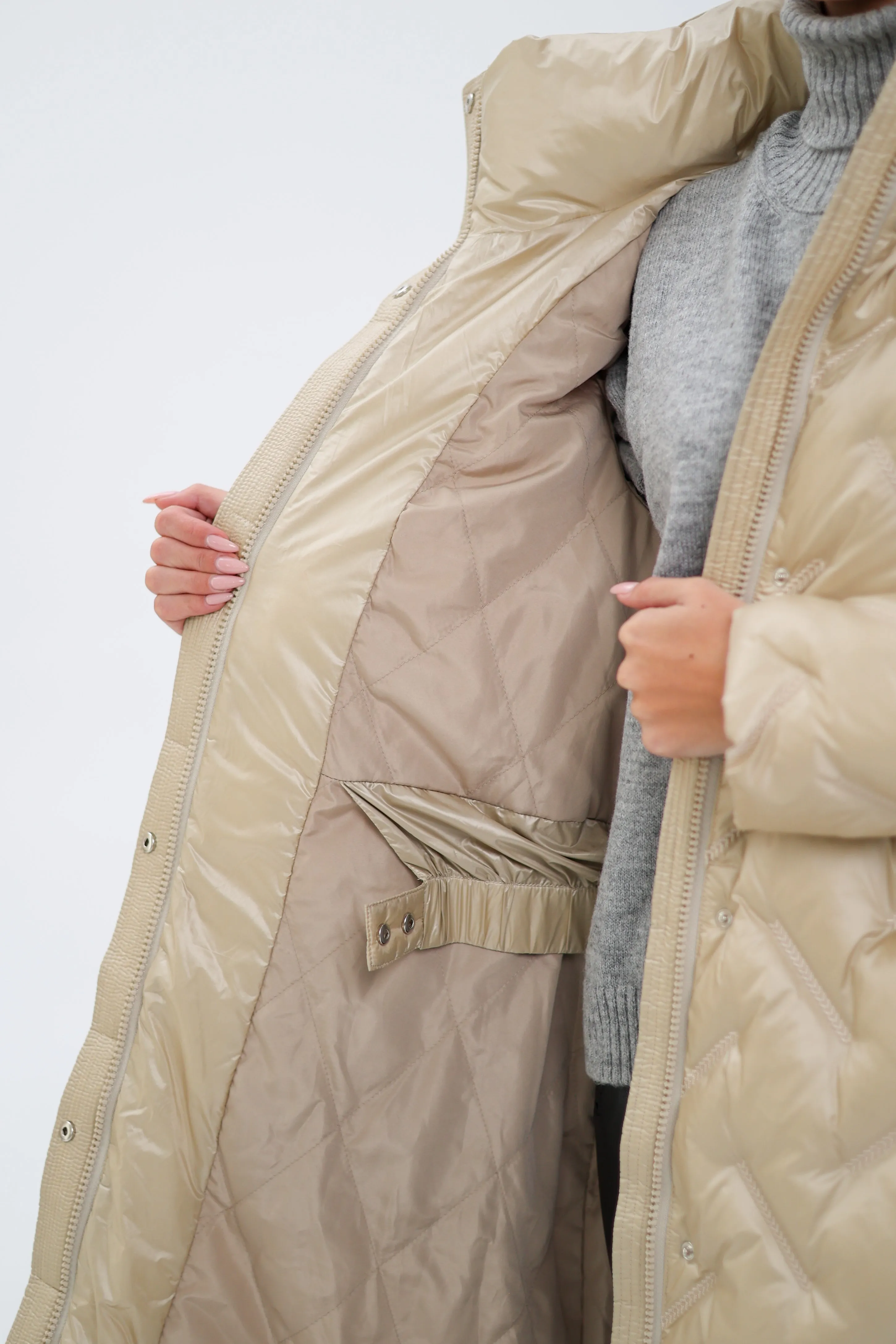 EuroWinter Light Eco Down Quilted Coat