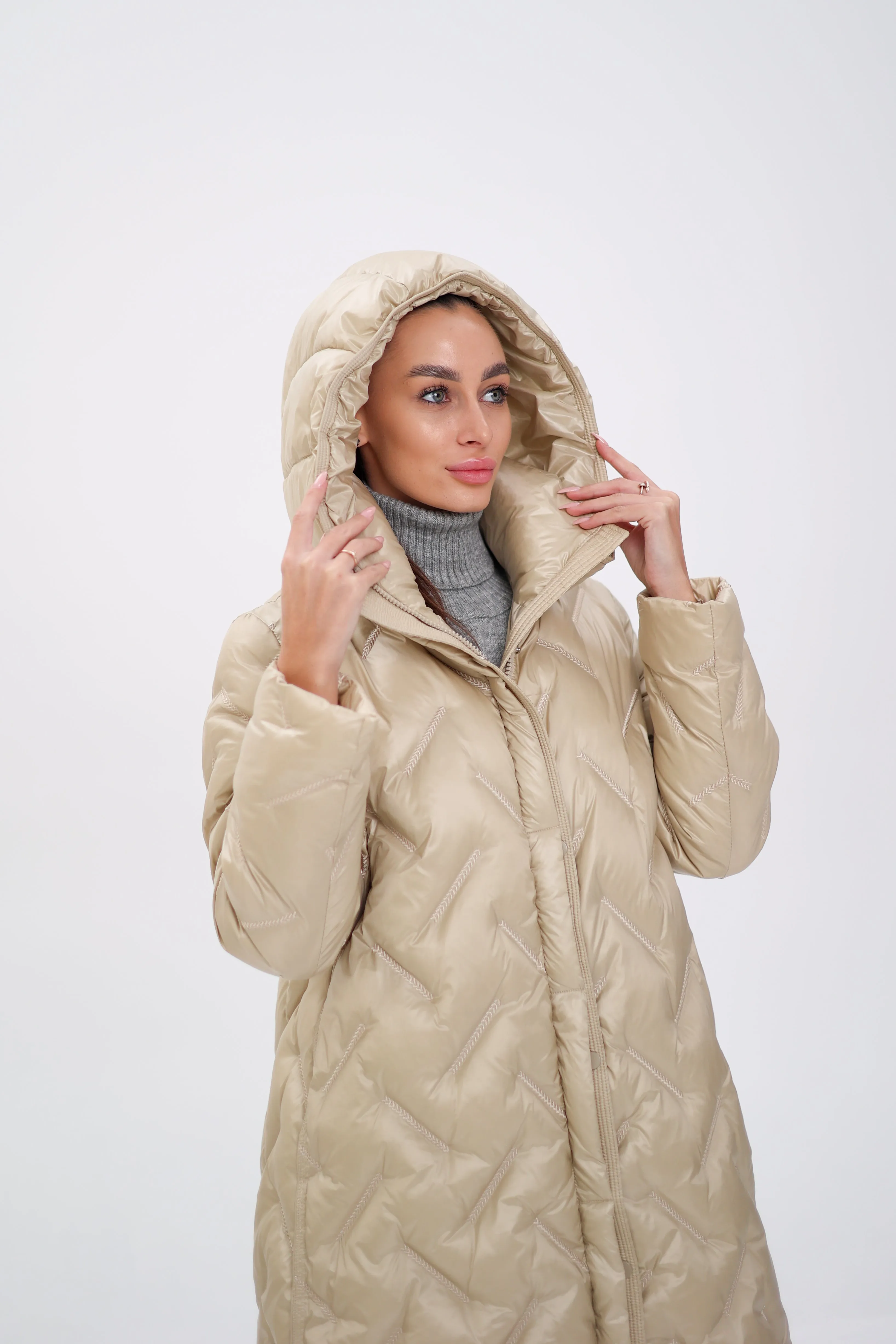 EuroWinter Light Eco Down Quilted Coat