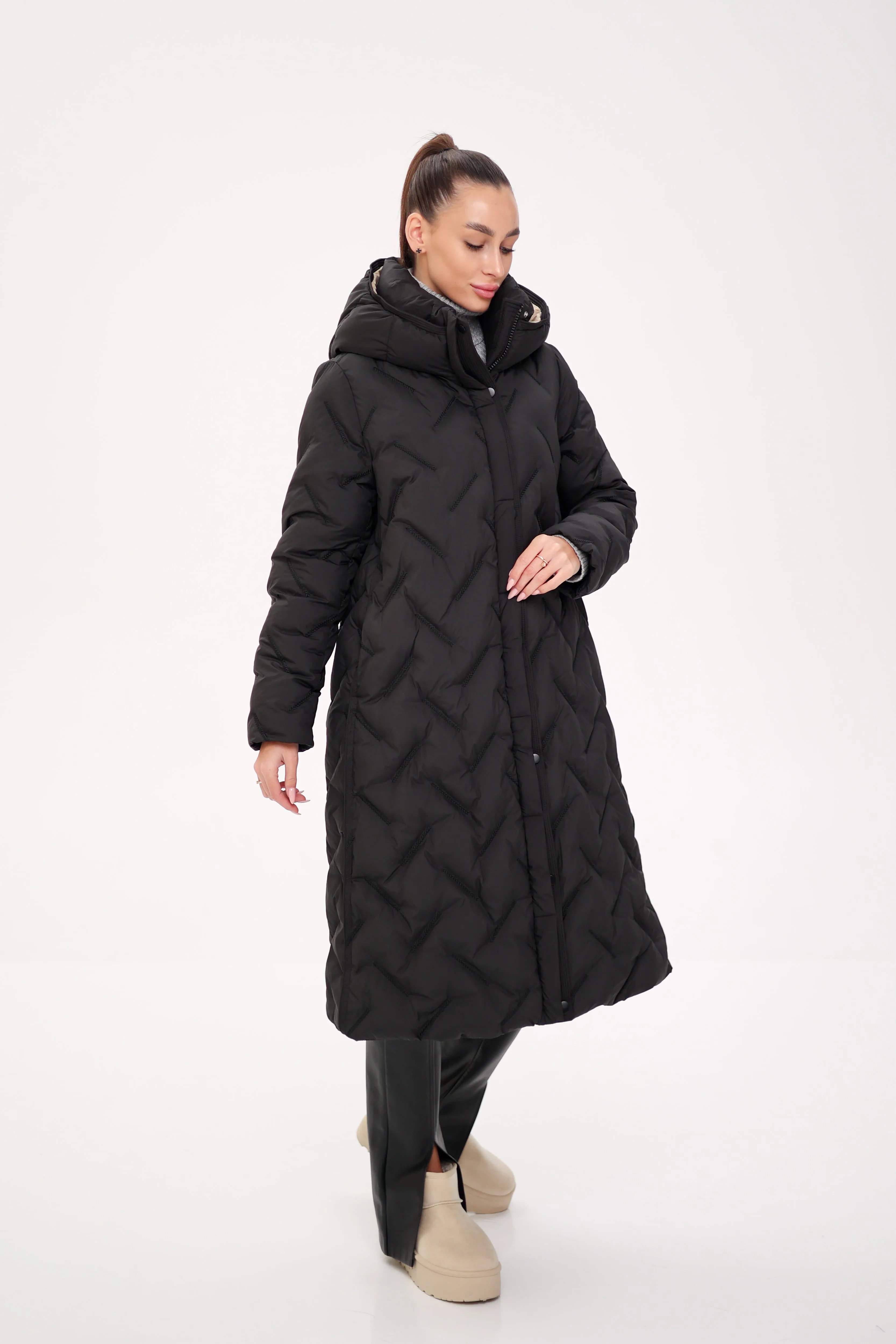 EuroWinter Light Eco Down Quilted Coat