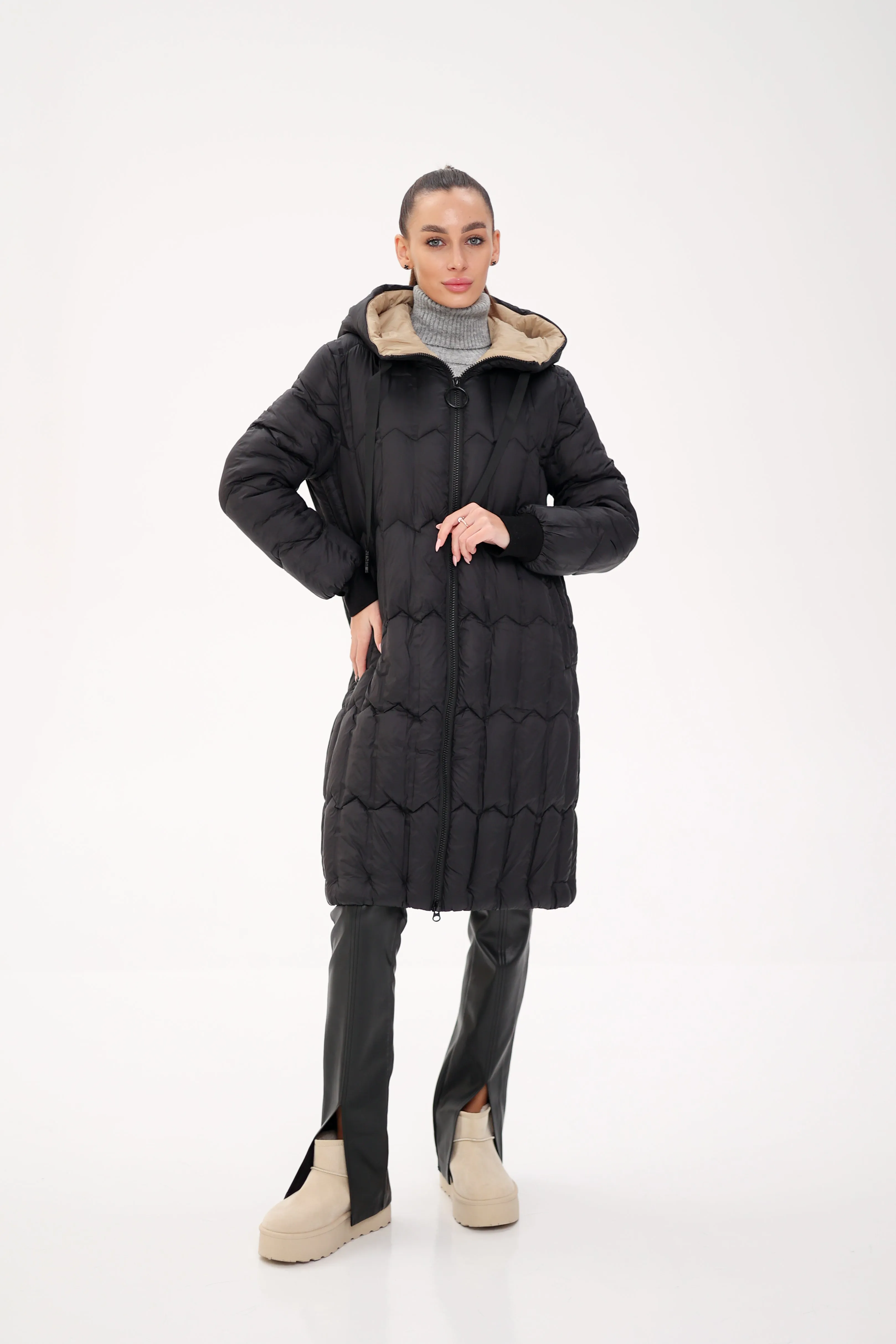 EuroWinter Light Eco Down Quilted Coat