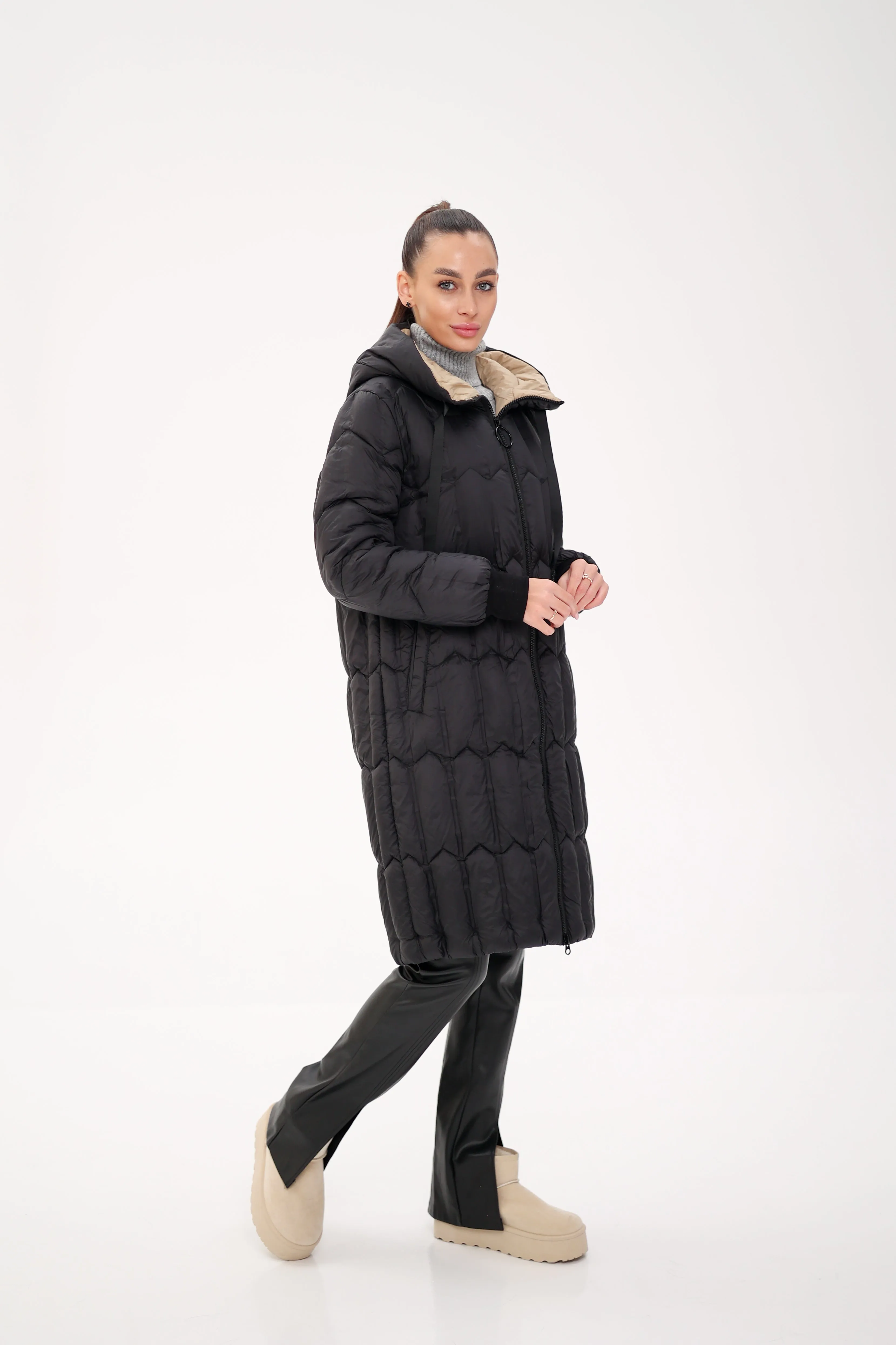 EuroWinter Light Eco Down Quilted Coat