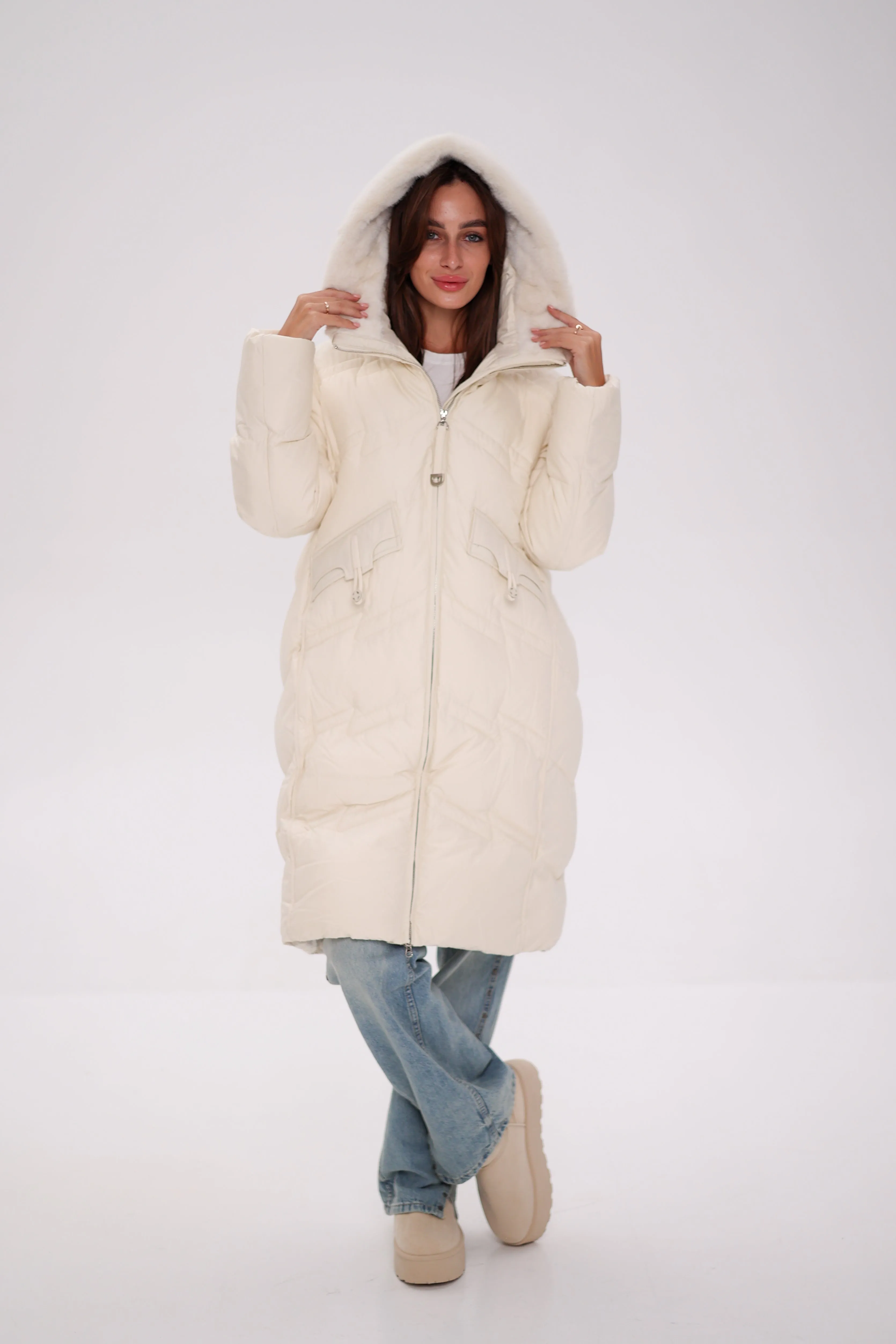 EverChill Faux Fur Hood Thinsulate™ Coat