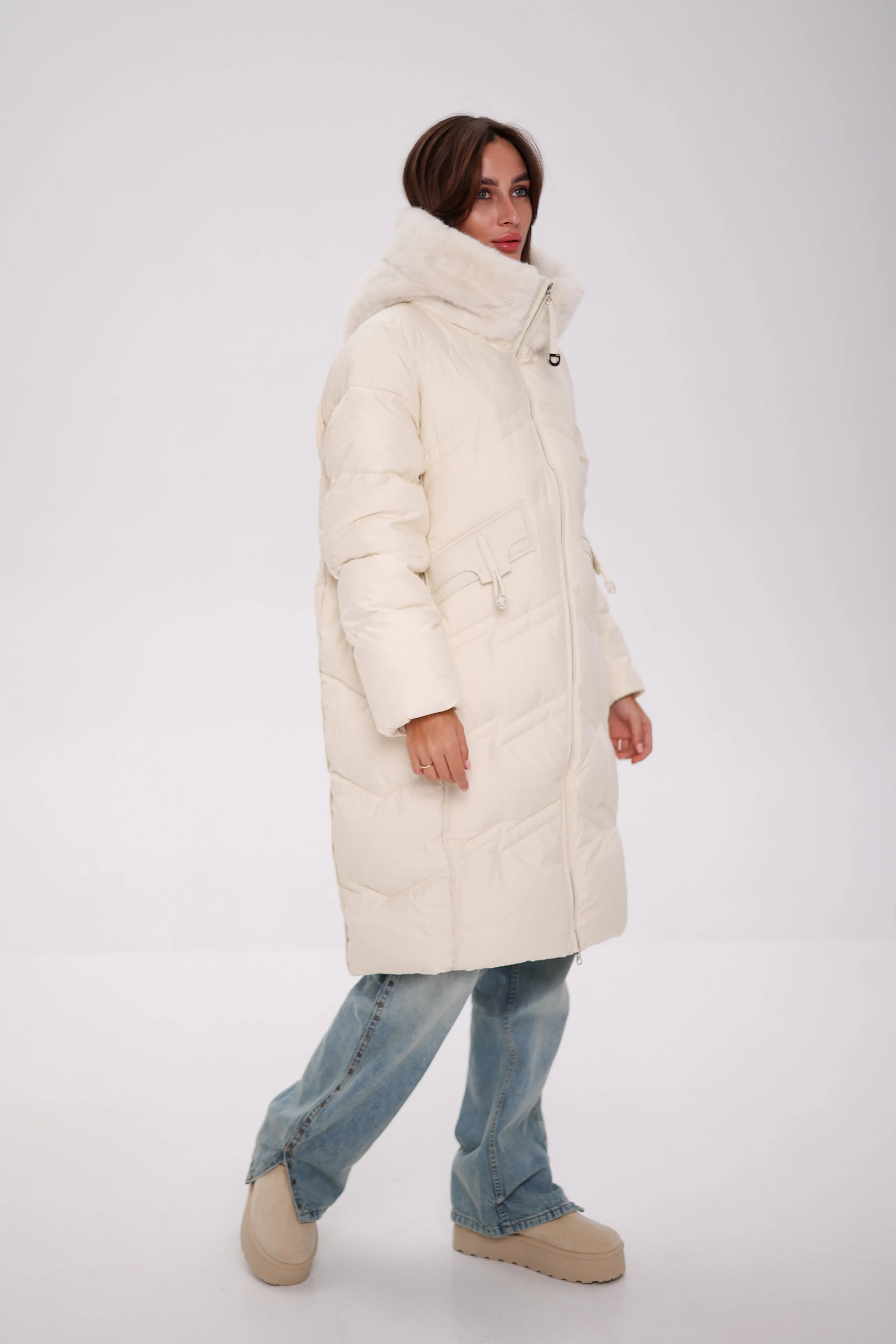 EverChill Faux Fur Hood Thinsulate™ Coat