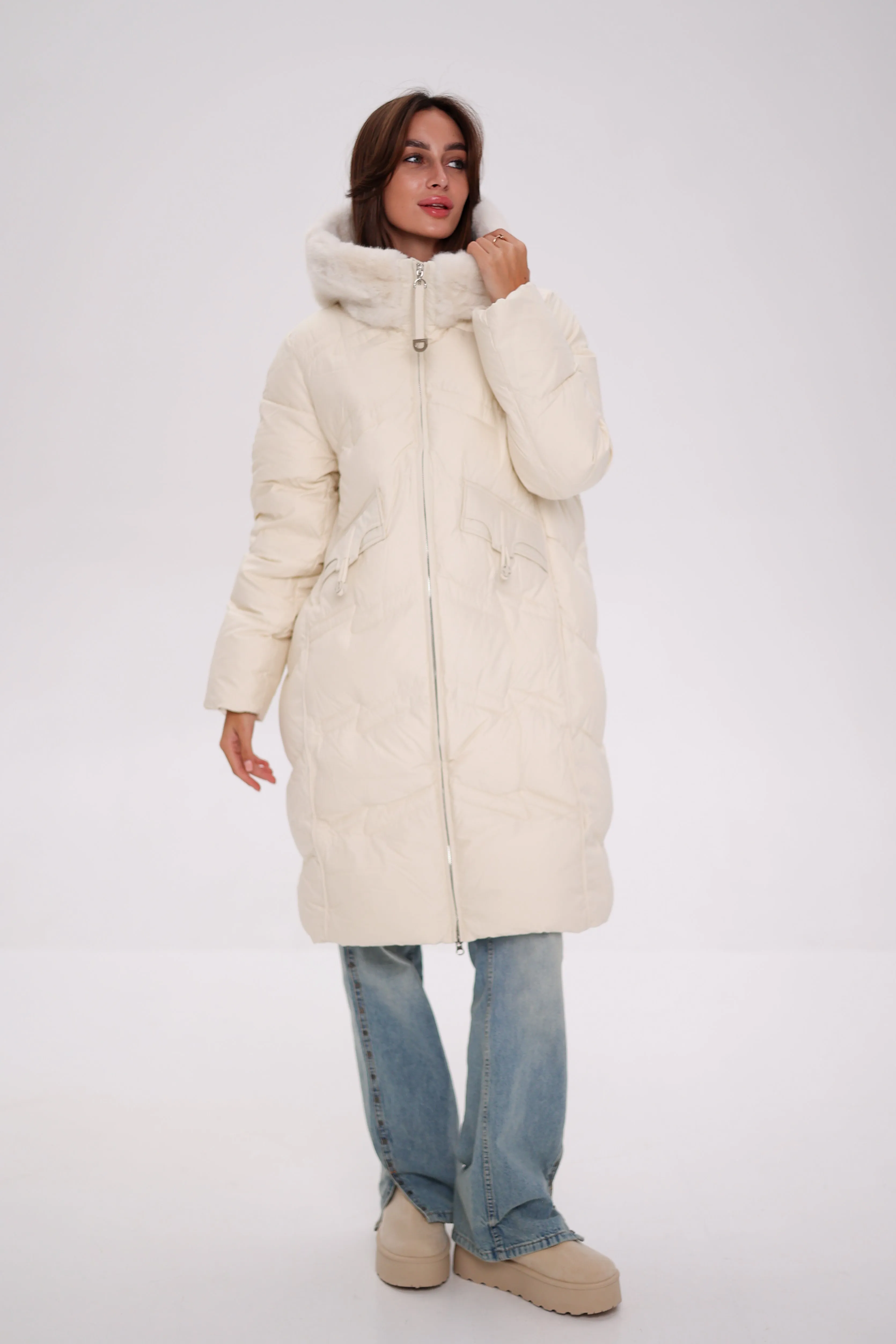 EverChill Faux Fur Hood Thinsulate™ Coat