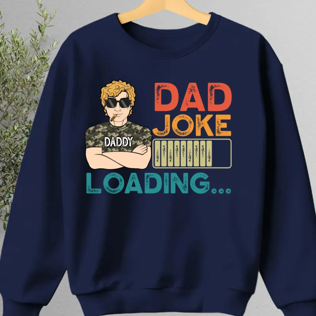 Father - Dad Joke Loading - Personalized Unisex T-shirt, Hoodie, Sweatshirt