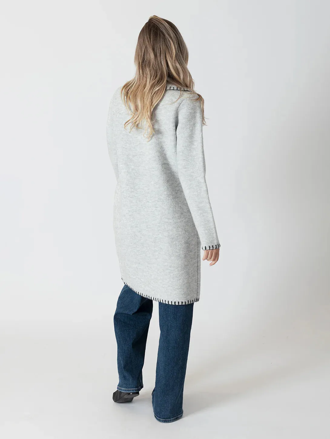 Fiona Tailored Knit Coat