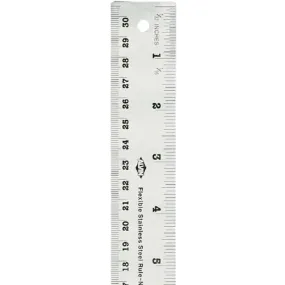 Flexible Stainless Steel Ruler 15in