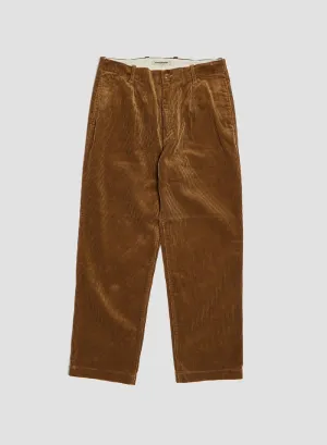 FOB Factory Corduroy Trousers Khaki