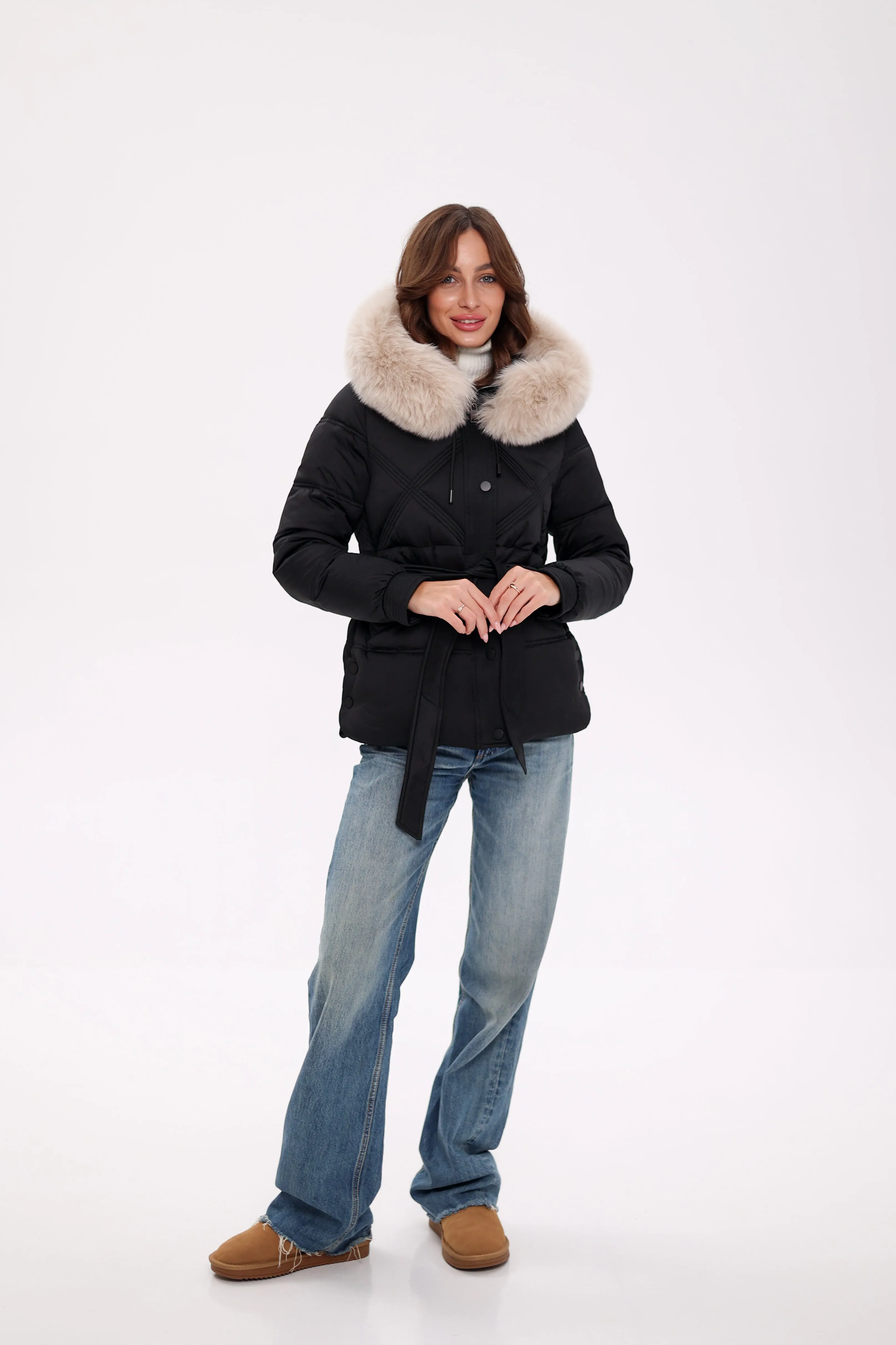 Genuine Polar Fox DuPont Sonora™ Insulation Coat