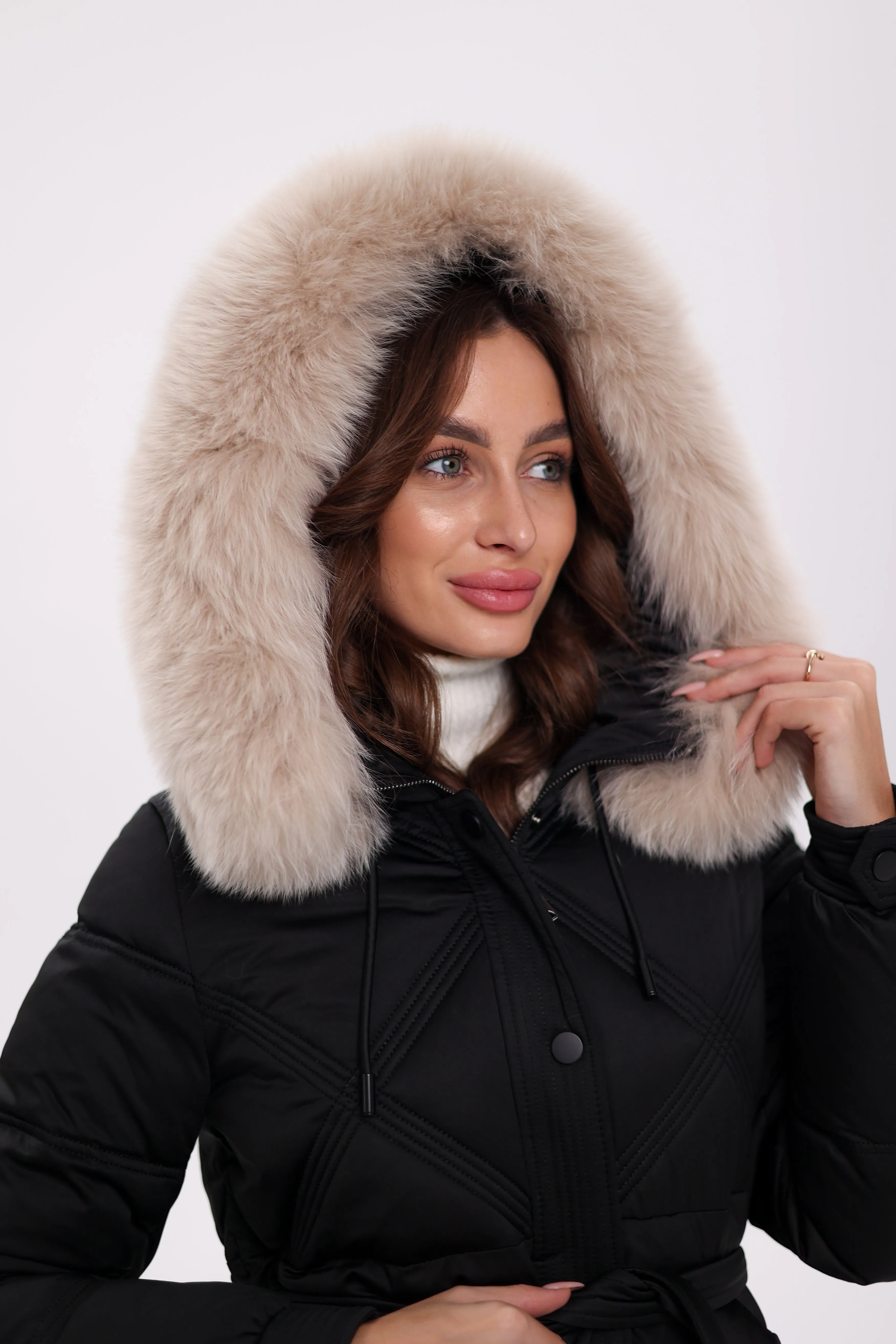 Genuine Polar Fox DuPont Sonora™ Insulation Coat