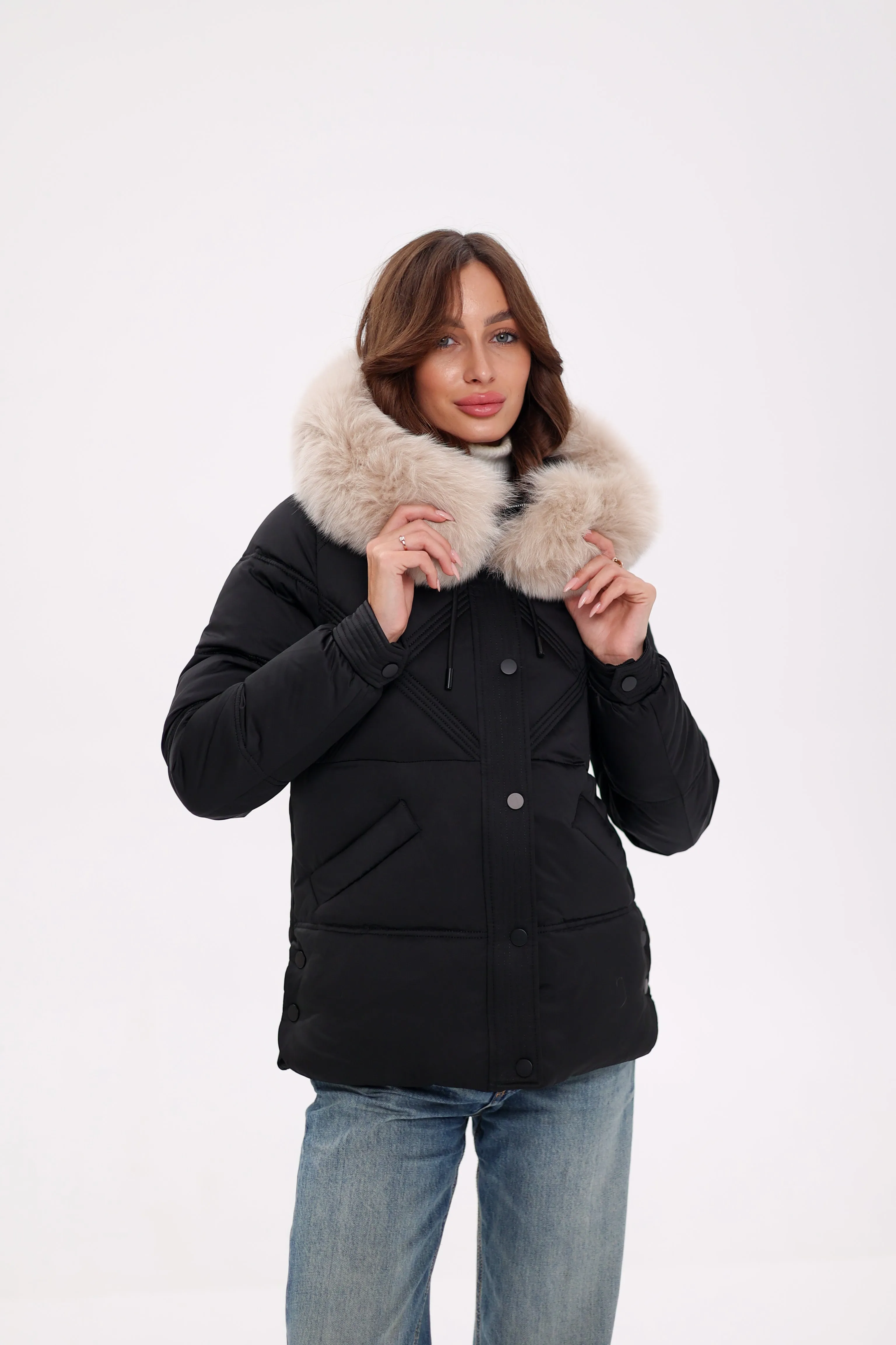 Genuine Polar Fox DuPont Sonora™ Insulation Coat