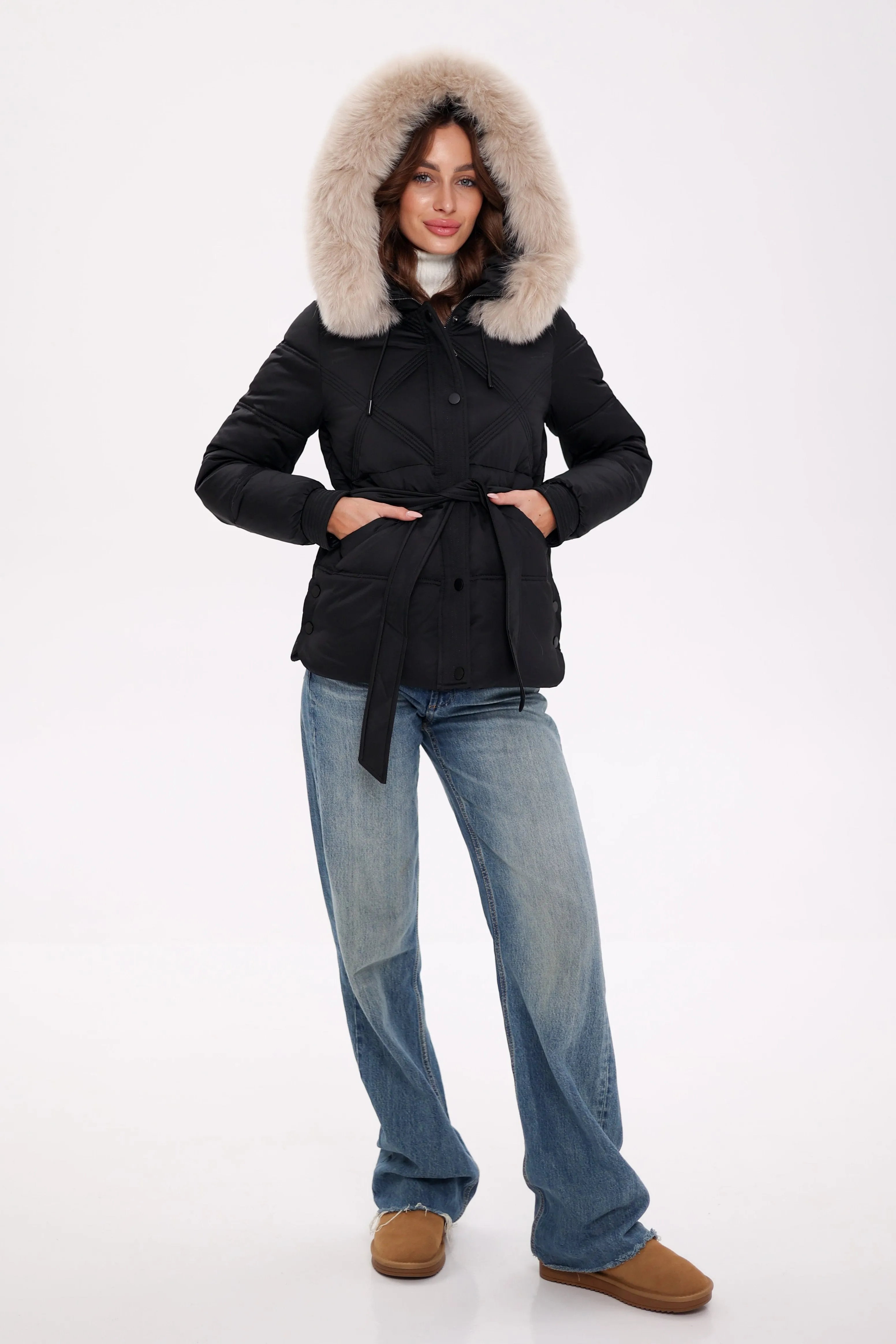 Genuine Polar Fox DuPont Sonora™ Insulation Coat