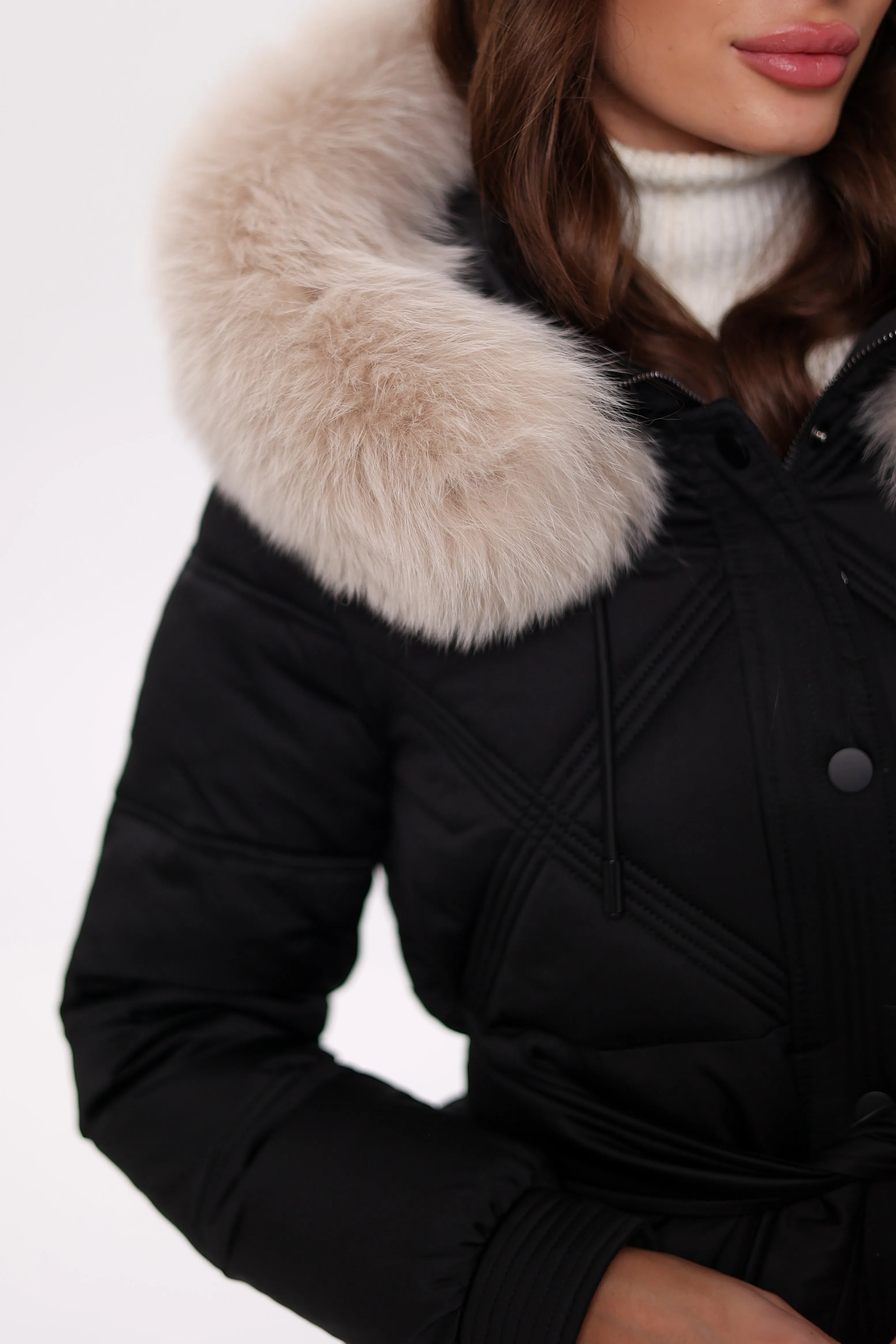 Genuine Polar Fox DuPont Sonora™ Insulation Coat