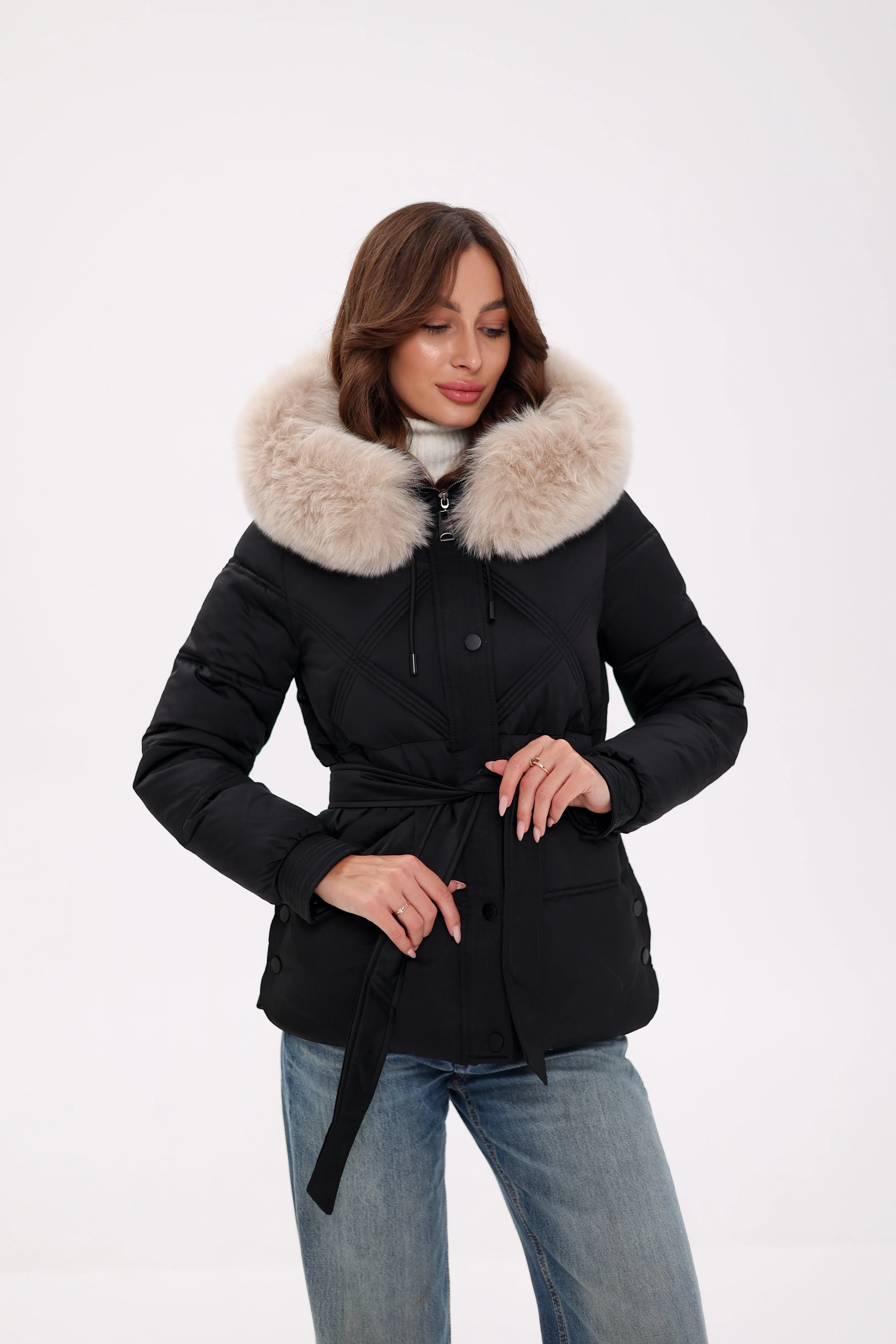 Genuine Polar Fox DuPont Sonora™ Insulation Coat