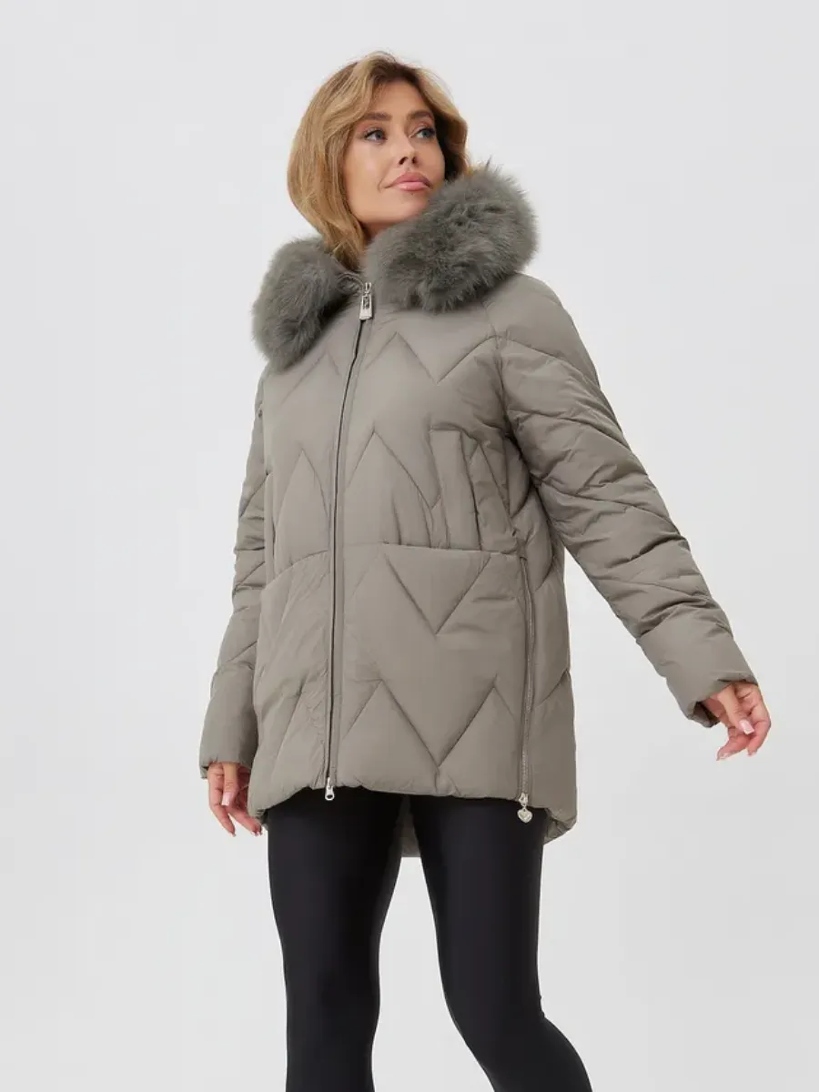 Genuine Polar Fox Thinsulate™ Insulated Coat