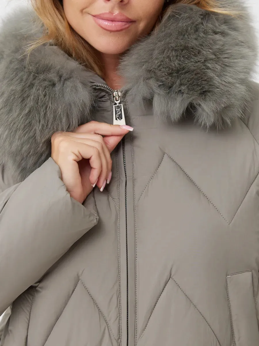 Genuine Polar Fox Thinsulate™ Insulated Coat