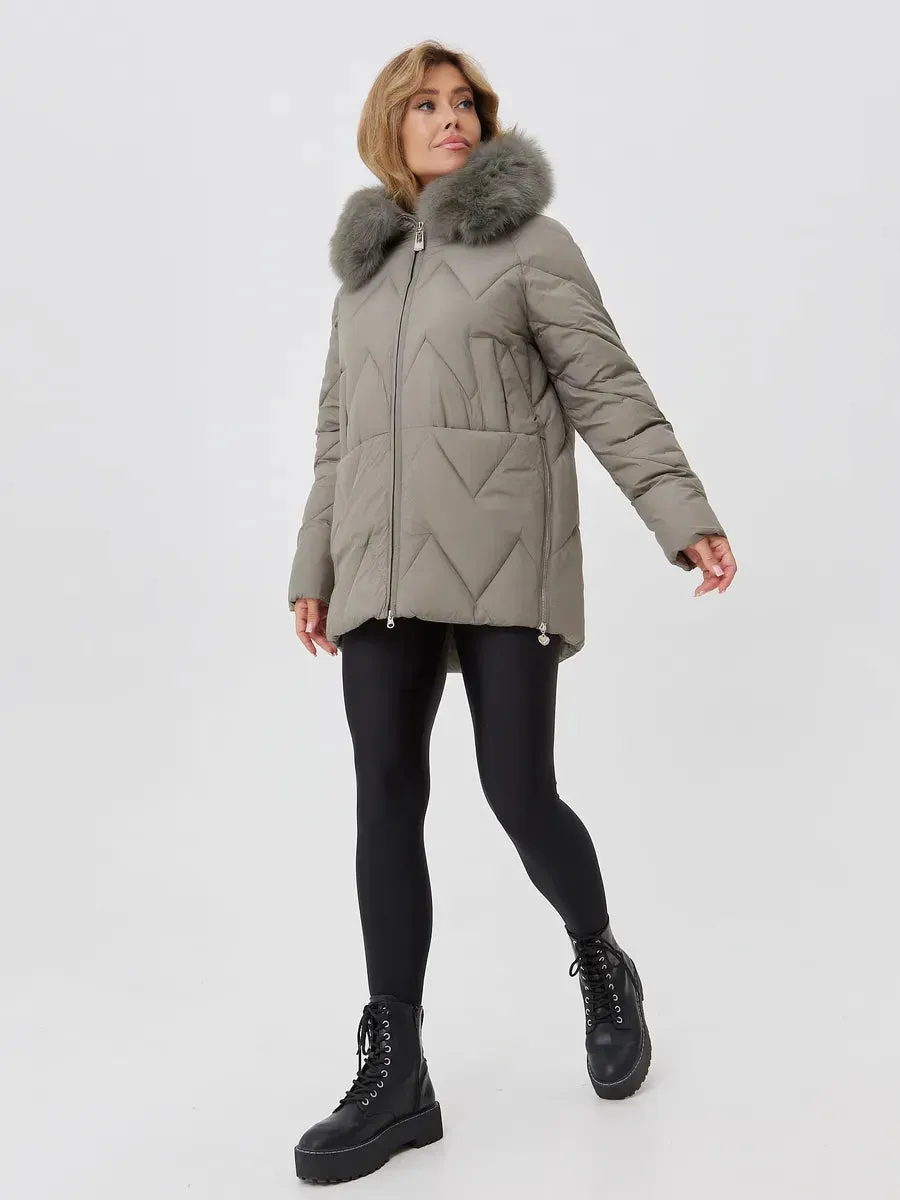 Genuine Polar Fox Thinsulate™ Insulated Coat