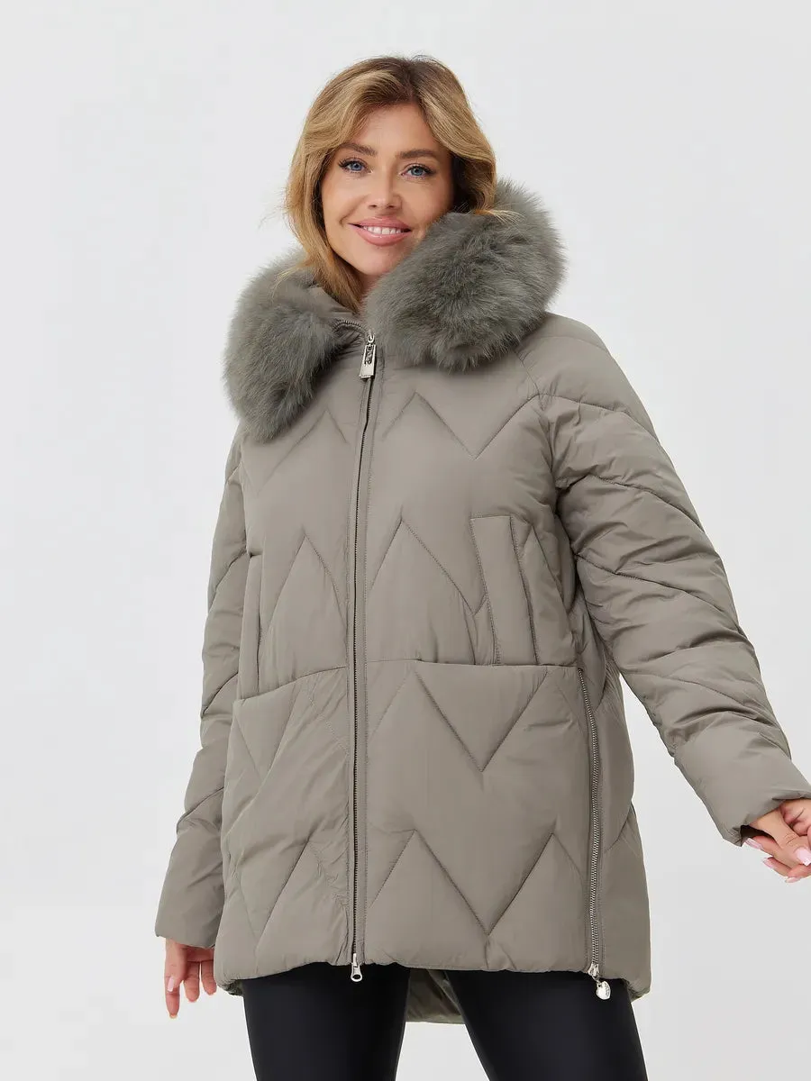 Genuine Polar Fox Thinsulate™ Insulated Coat