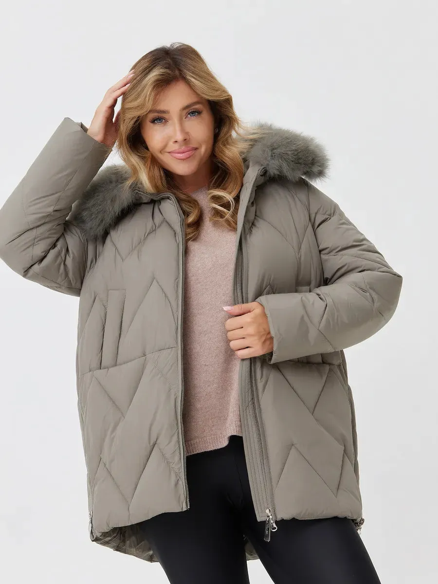 Genuine Polar Fox Thinsulate™ Insulated Coat