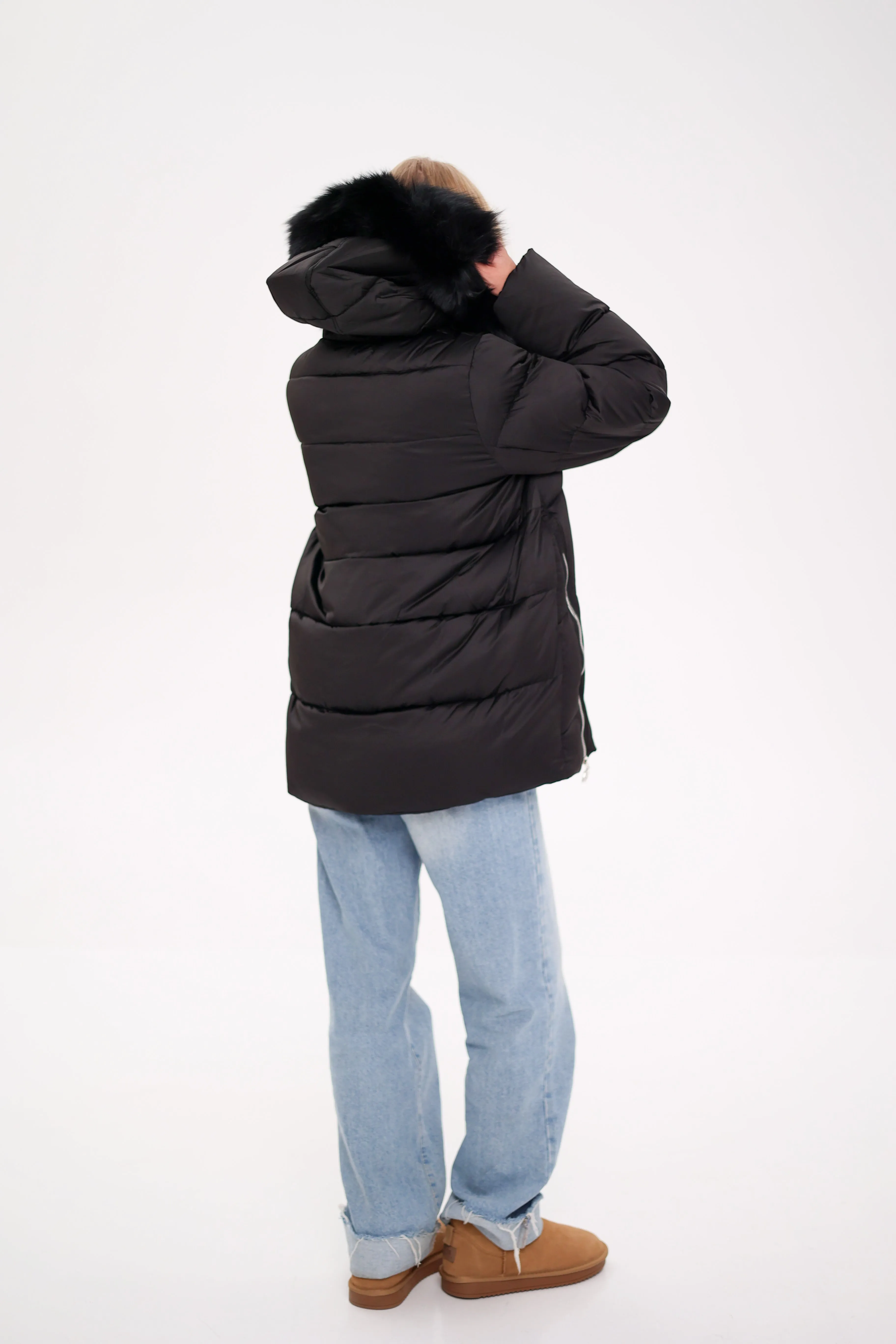 Genuine Polar Fox Thinsulate™ Insulation Coat