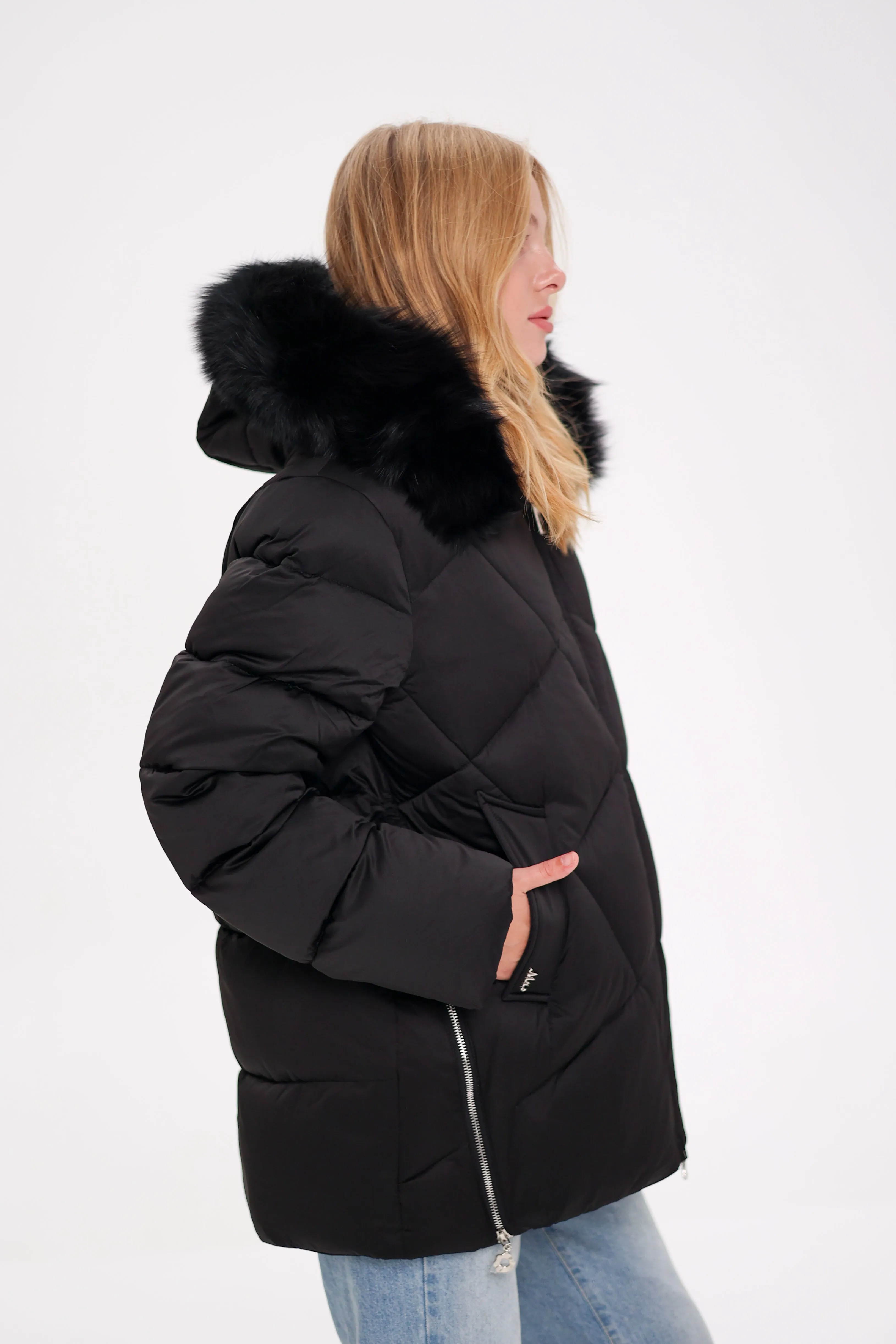 Genuine Polar Fox Thinsulate™ Insulation Coat