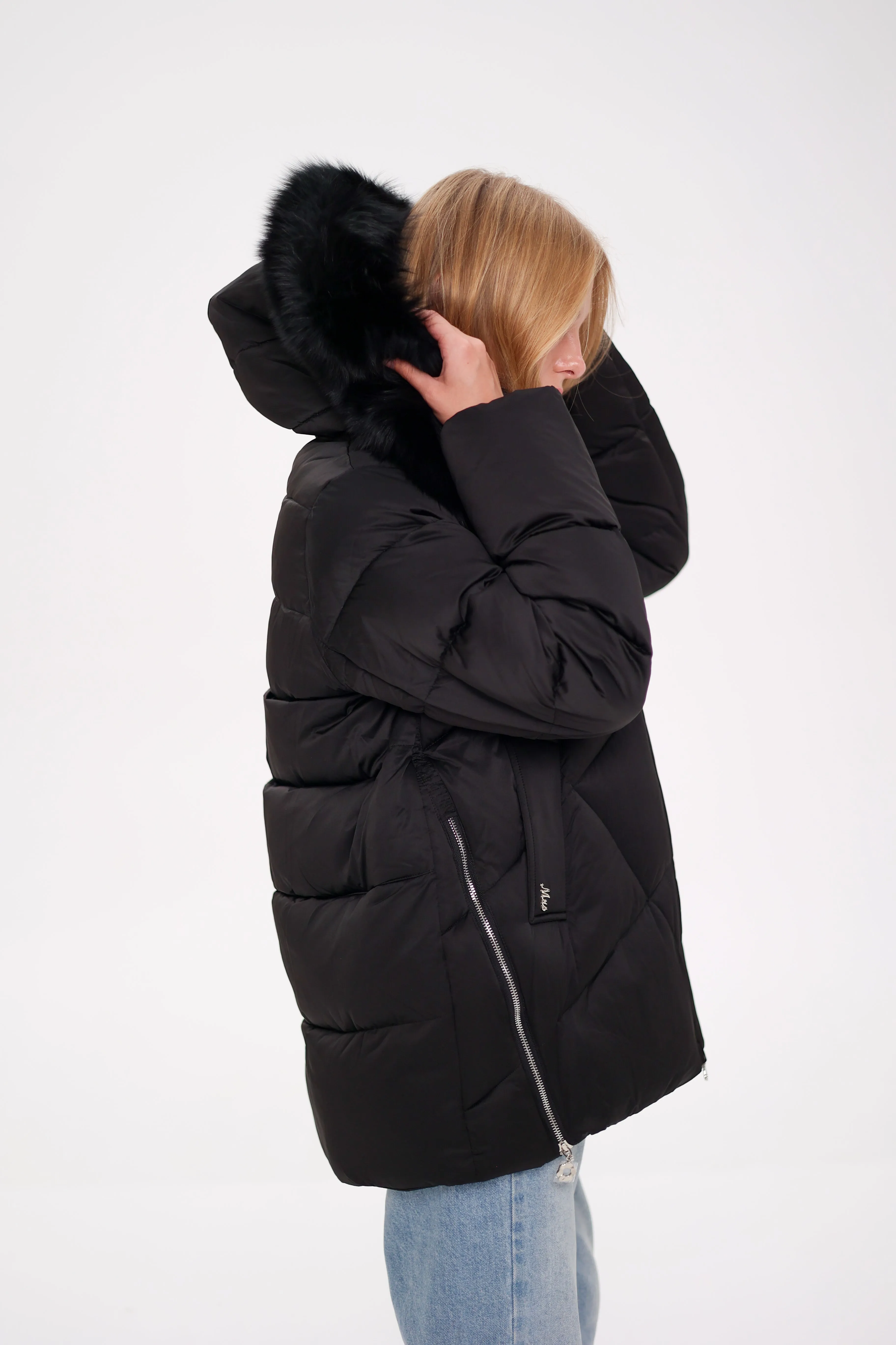 Genuine Polar Fox Thinsulate™ Insulation Coat