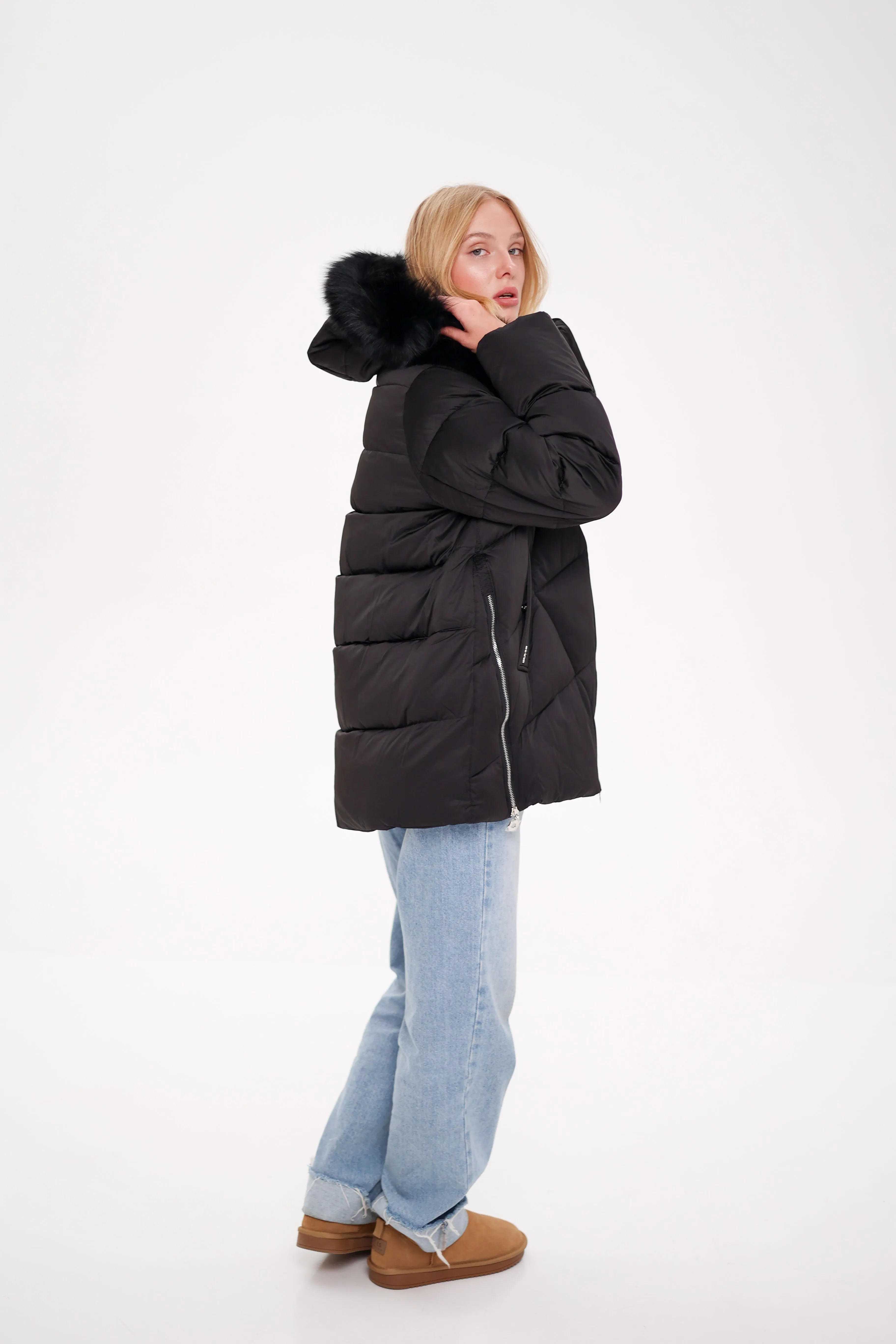 Genuine Polar Fox Thinsulate™ Insulation Coat