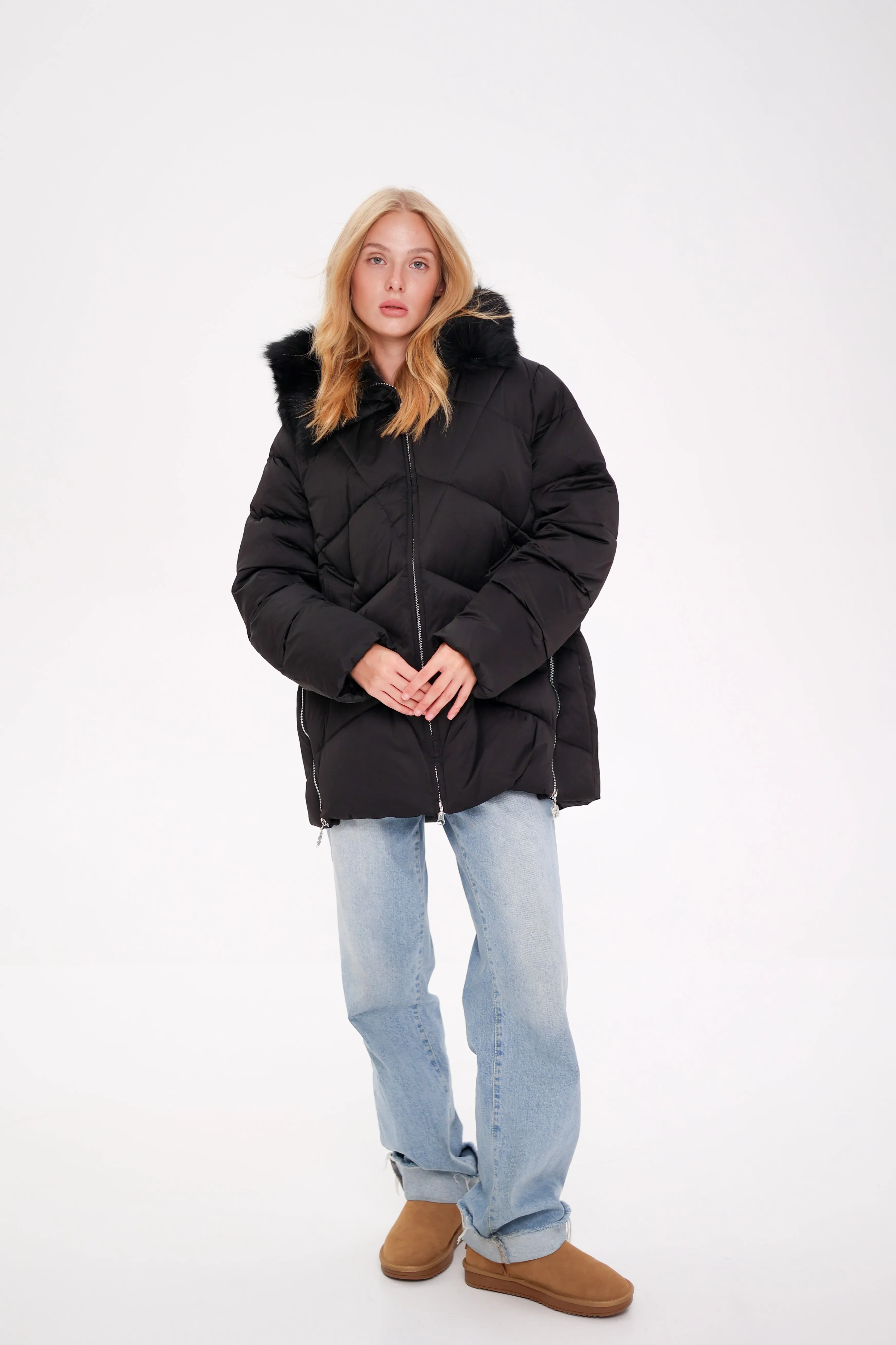 Genuine Polar Fox Thinsulate™ Insulation Coat