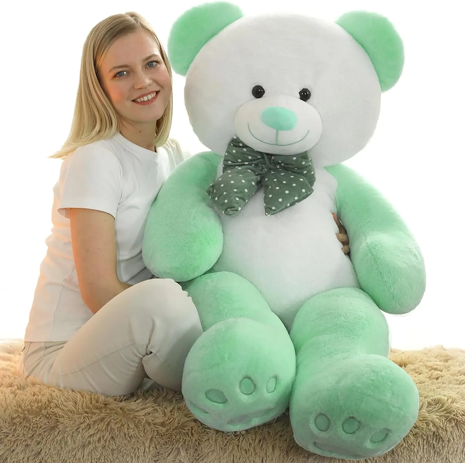 Giant Splicing Teddy Bear Plush Toy, 47 Inches