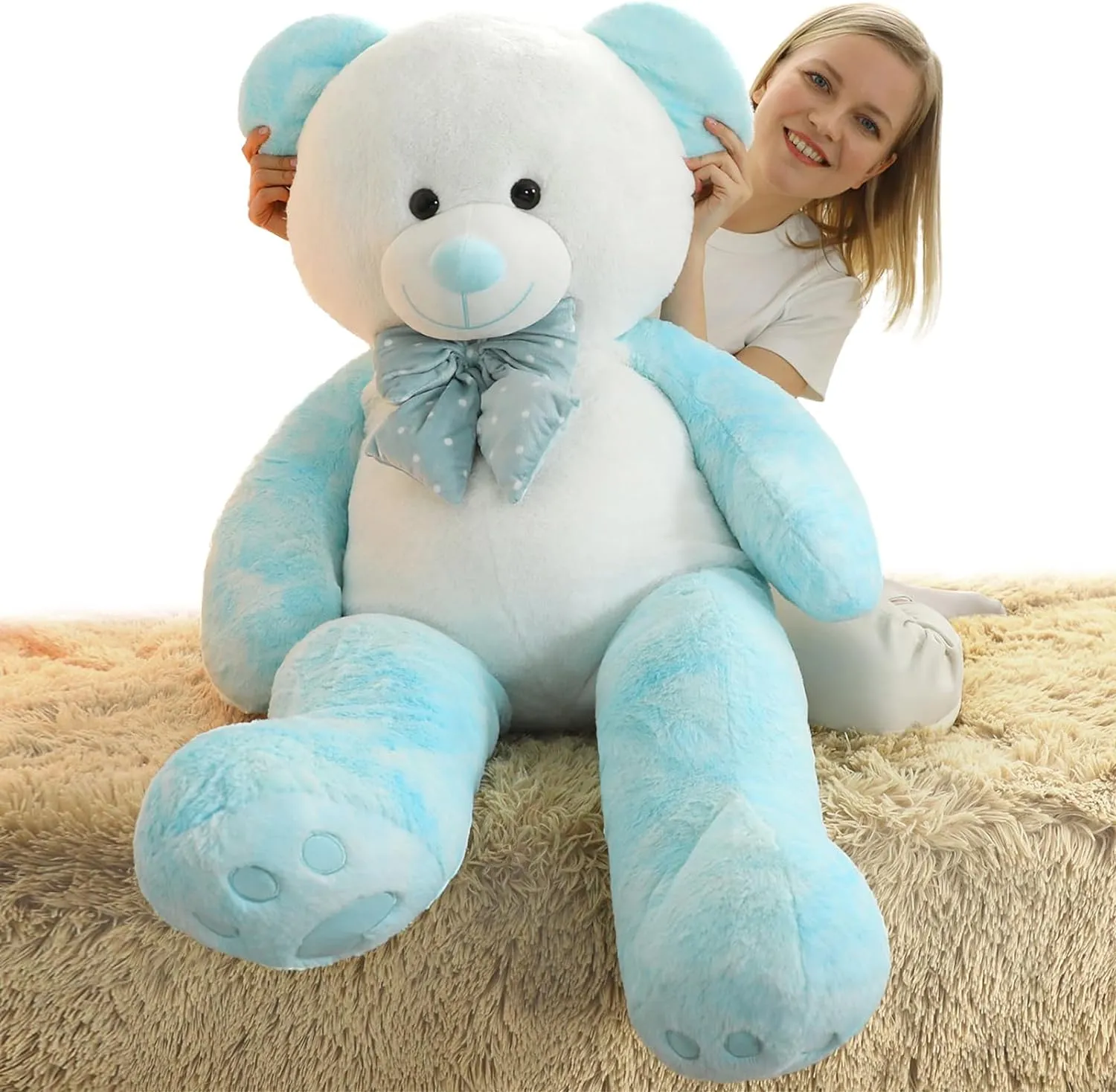 Giant Splicing Teddy Bear Plush Toy, 47 Inches