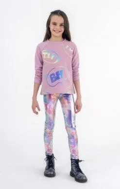 Girls Pants | Metallic Multi-Shine Legging | Appaman