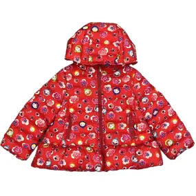 Girls Red Doll Coat